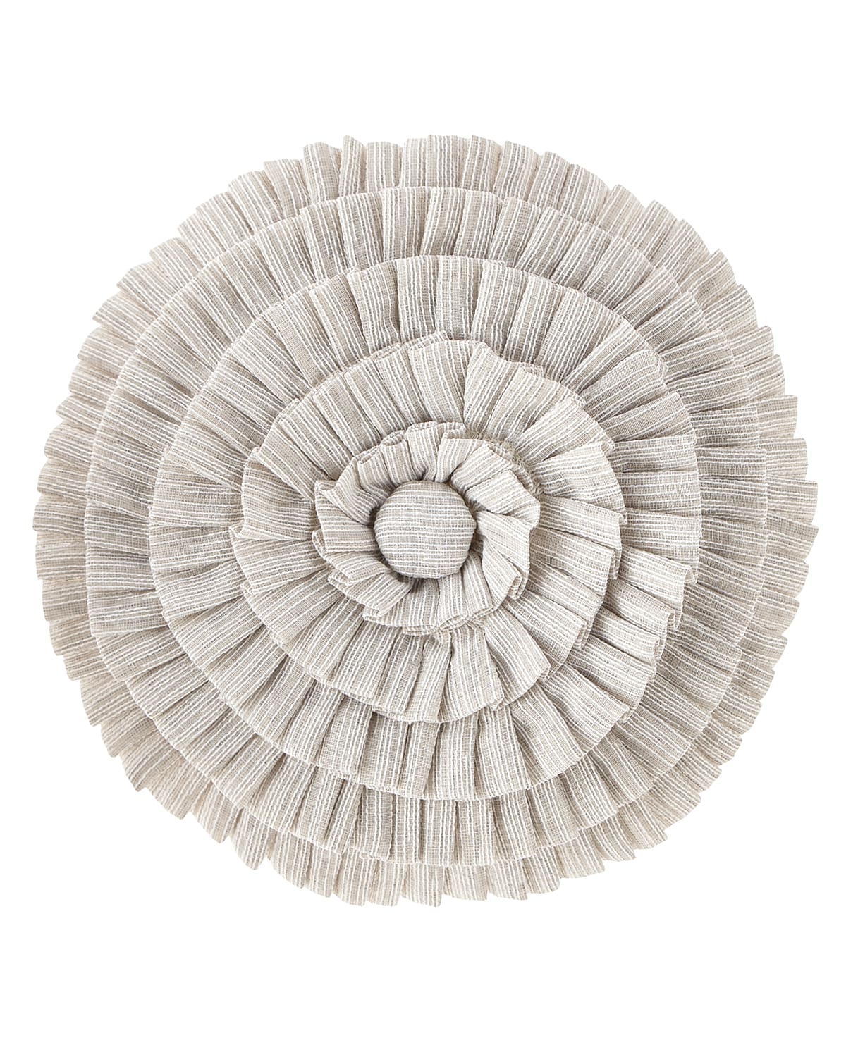 Image Austin Horn Collection Novette Pleated Round Pillow