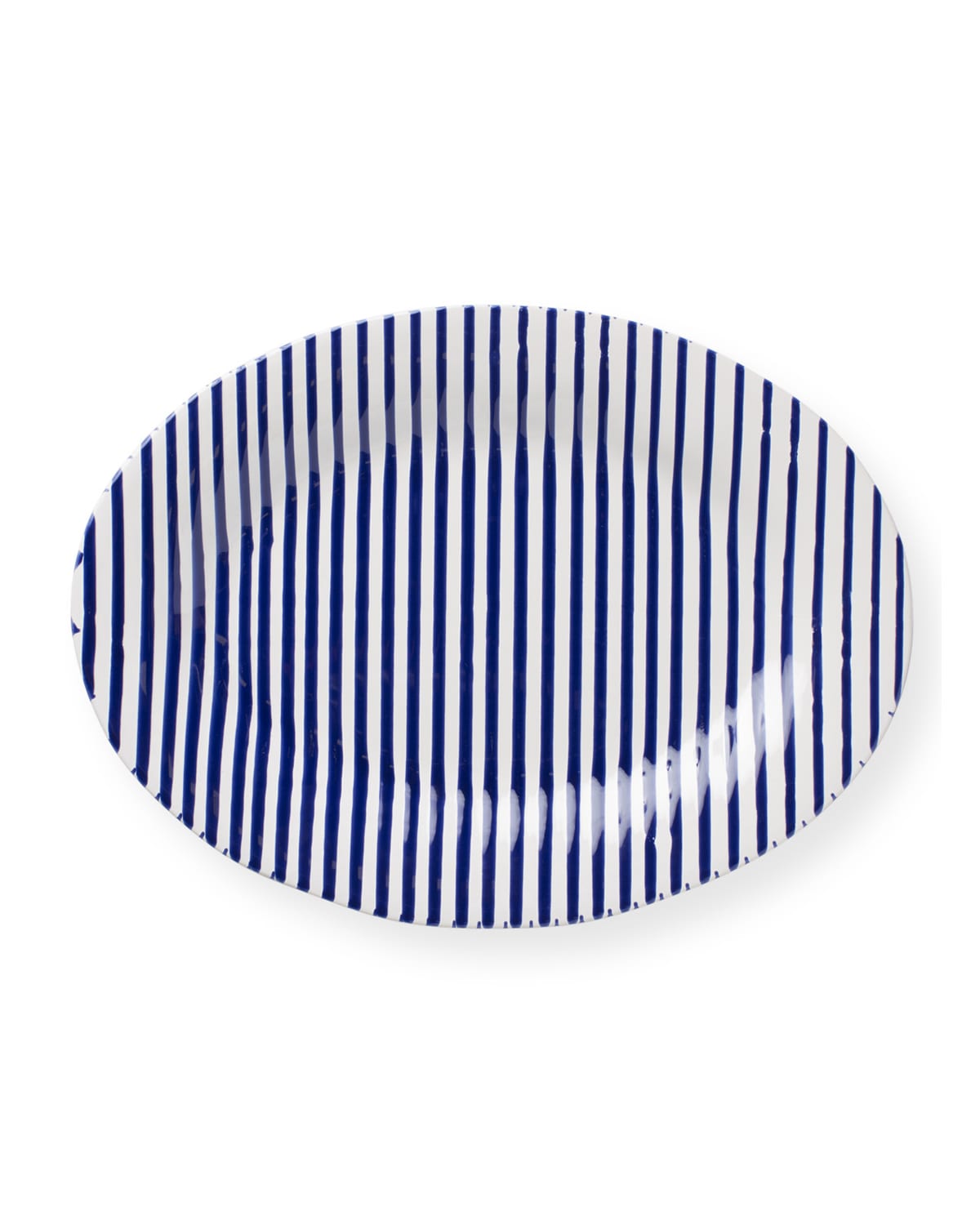 Image Vietri Stripe Medium Oval Platter
