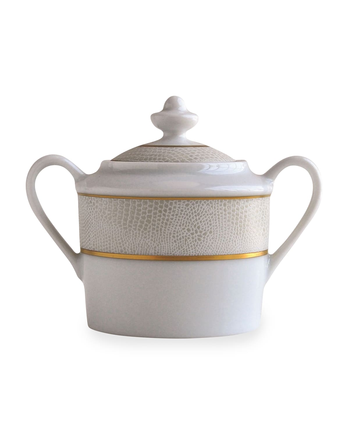 Image Bernardaud Sauvage White Sugar Bowl