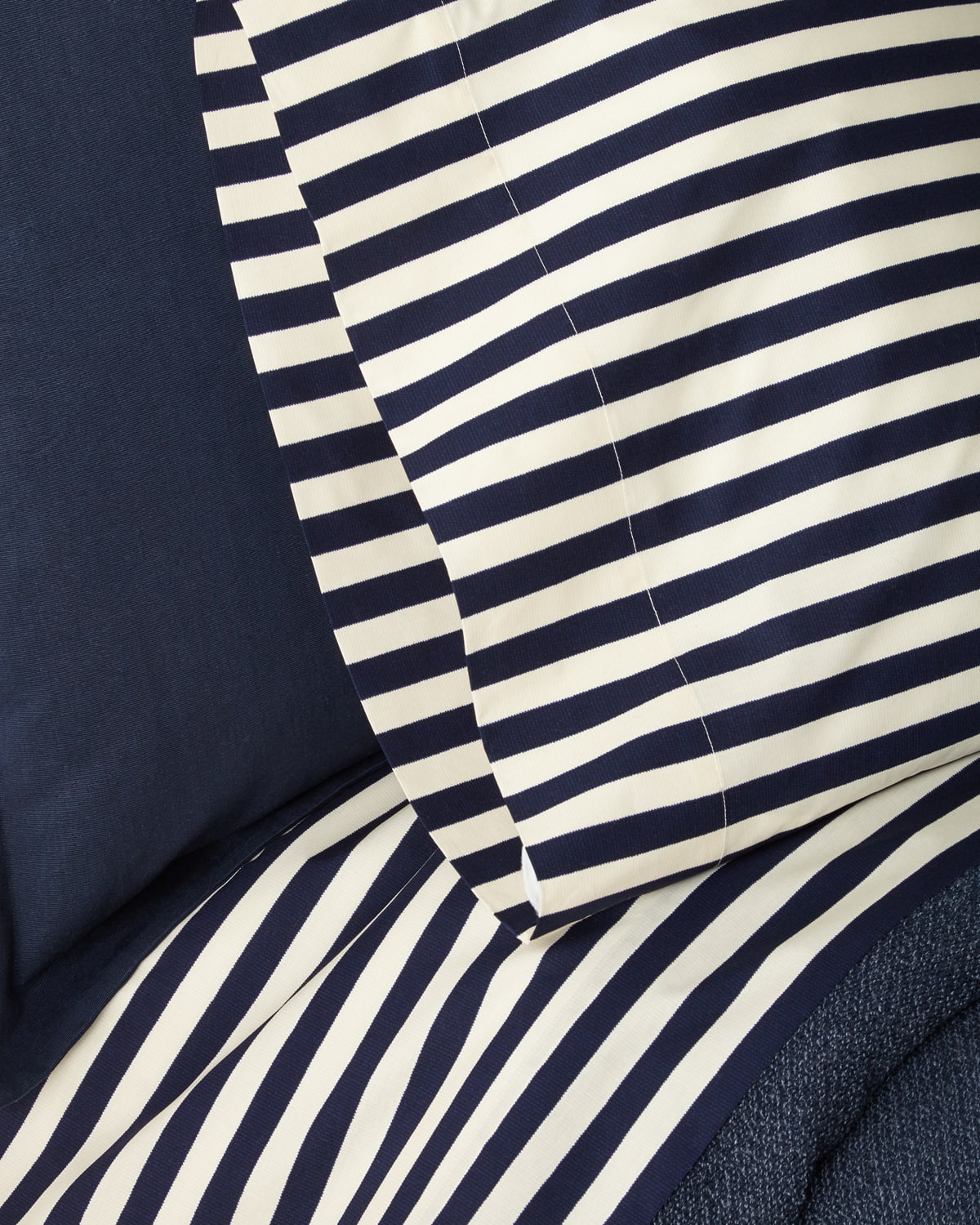 Image Ralph Lauren Home Camron Striped King Fitted Sheet