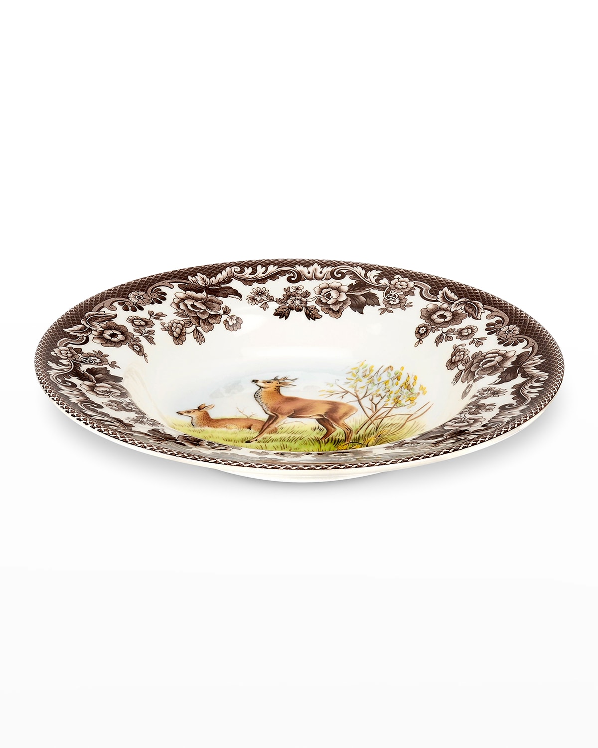 Image Spode Woodland Deer Soup Plate