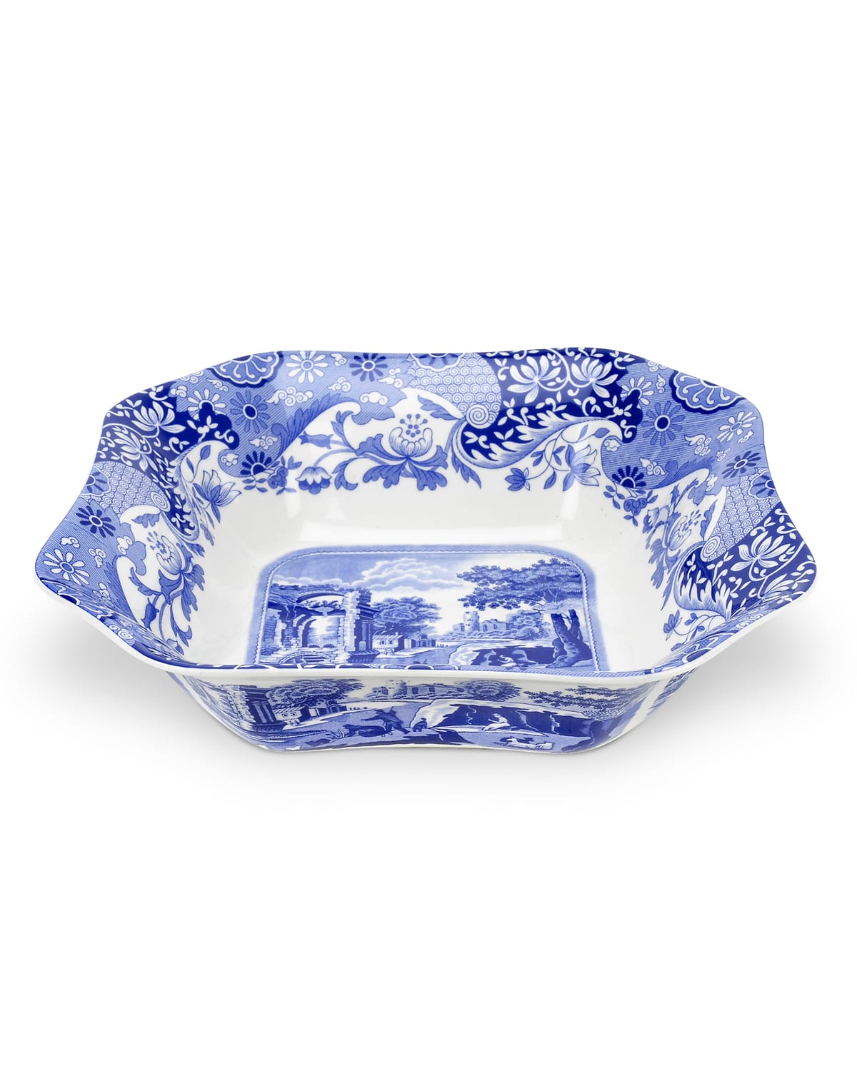 Image Spode Blue Italian Square Serving Bowl