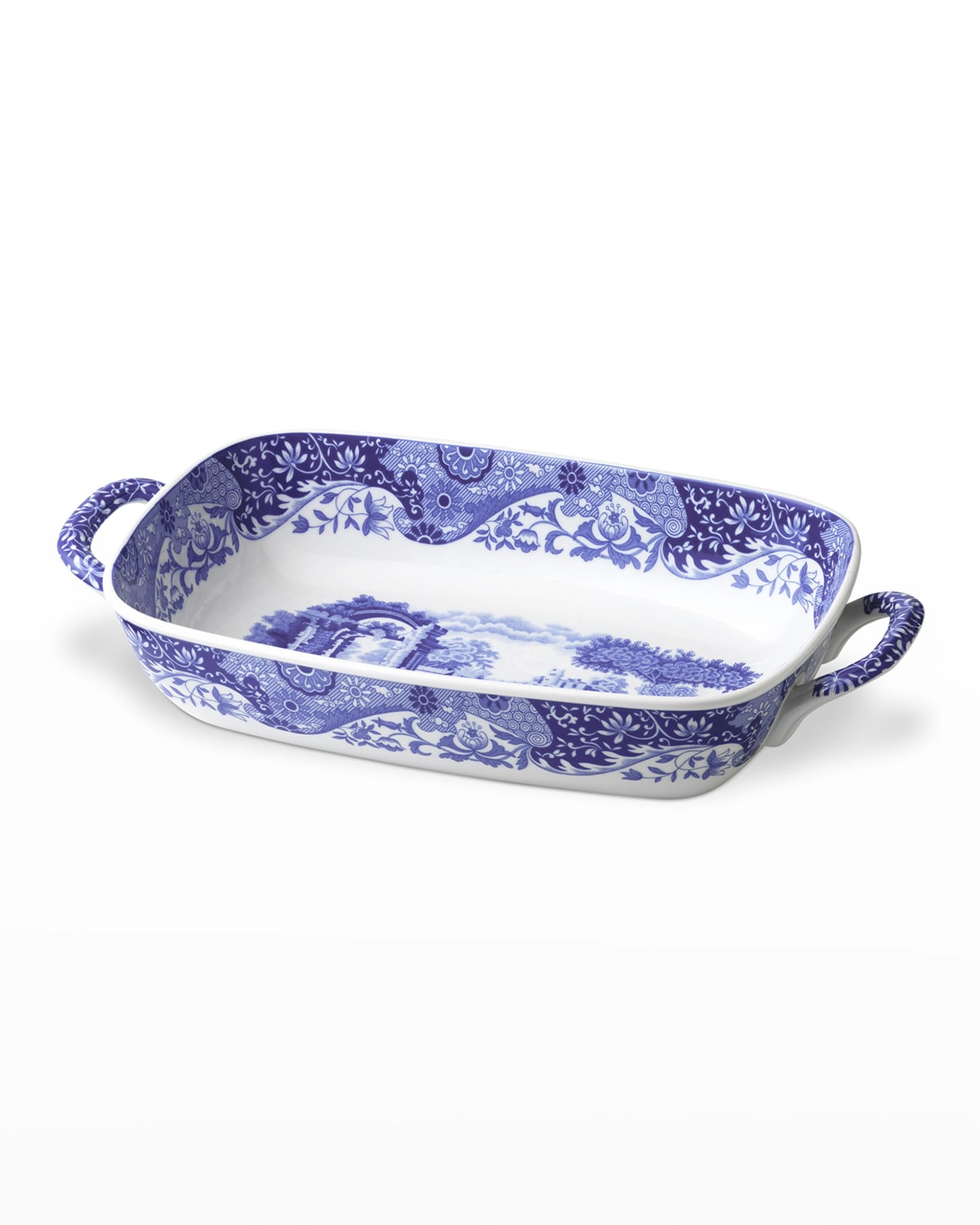 Image Spode Blue Italian Handled Serving Dish