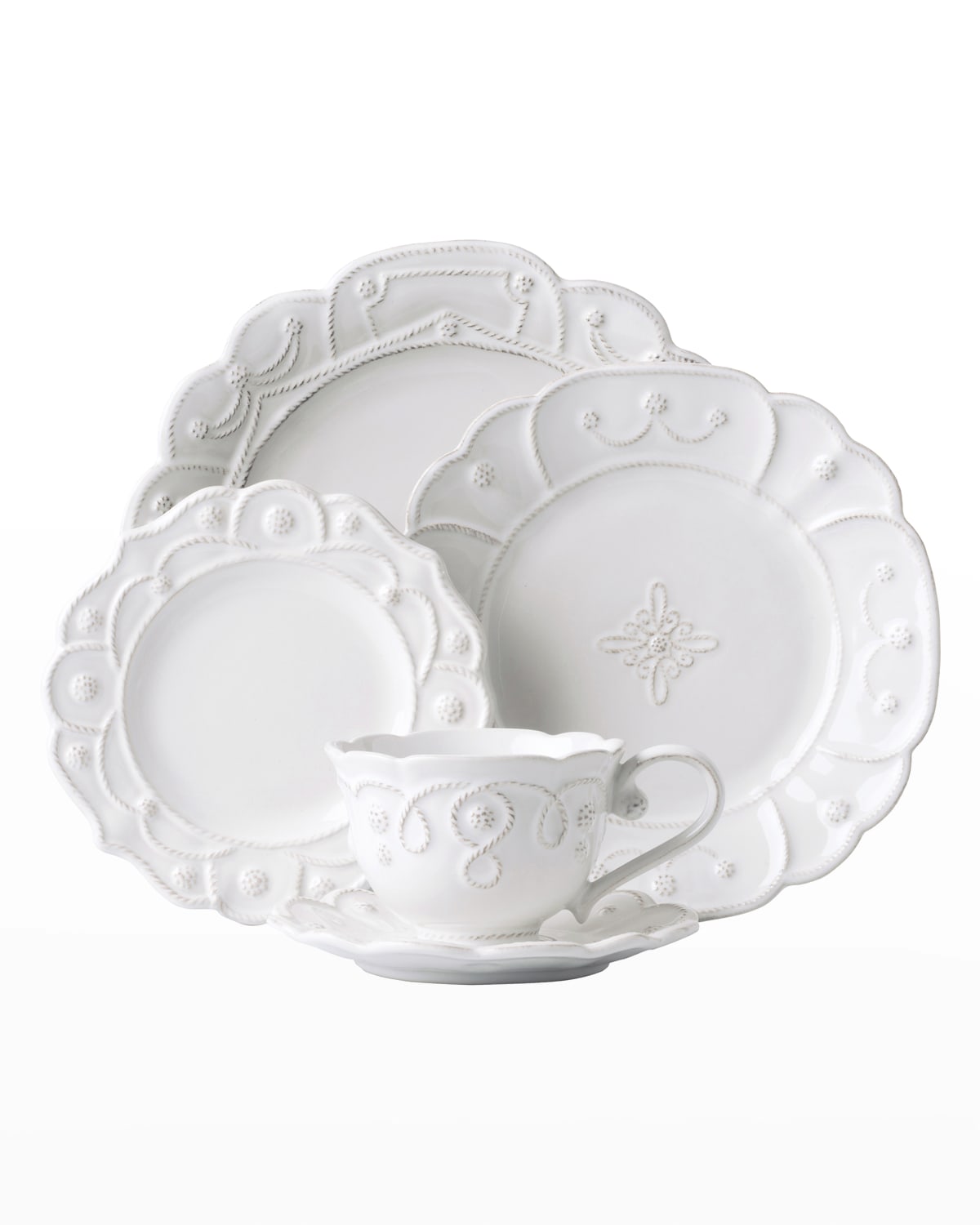 Image Juliska Jardins du Monde 5pc Place Setting - Whitewash