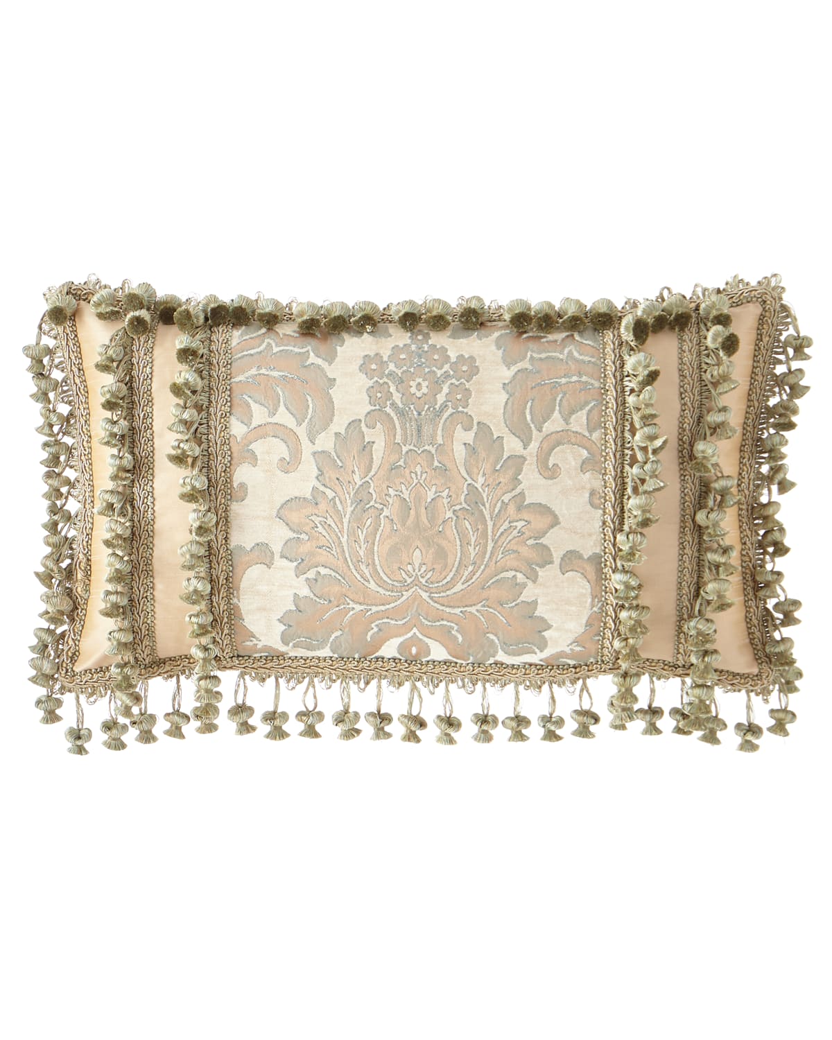 Image Sweet Dreams Gianna Oblong Pillow with Onion Fringe