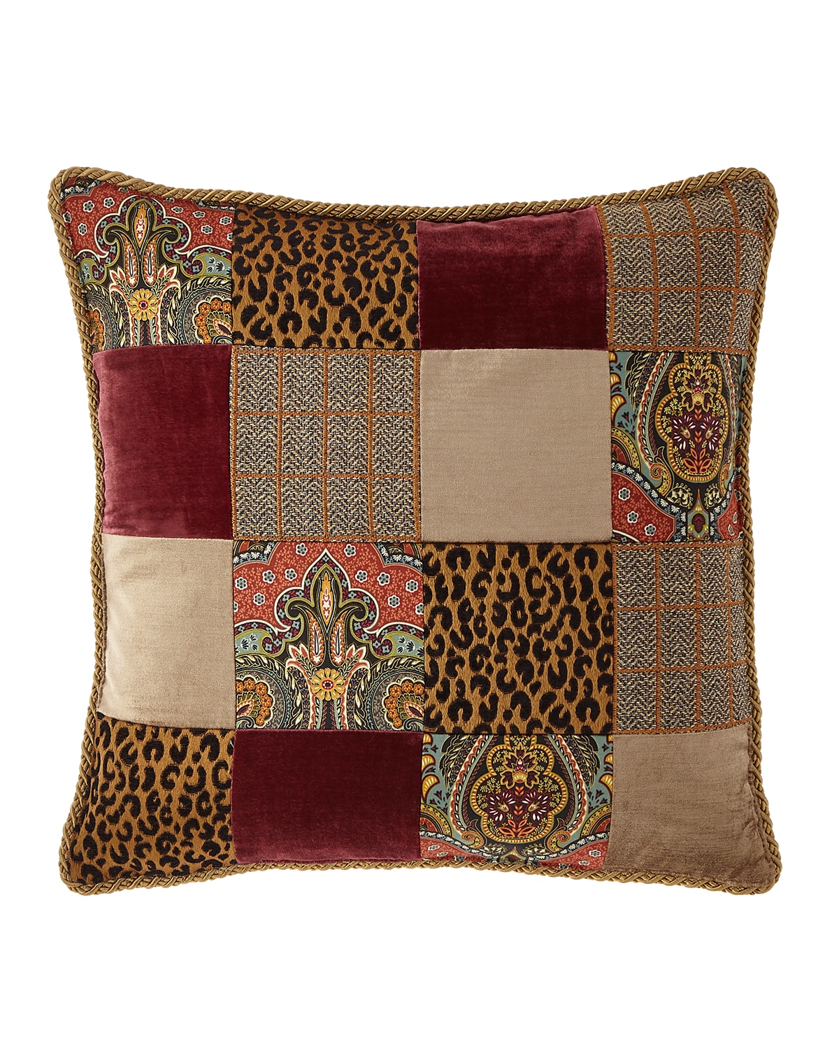 Image Sweet Dreams Spencer Square Patchwork Pillow