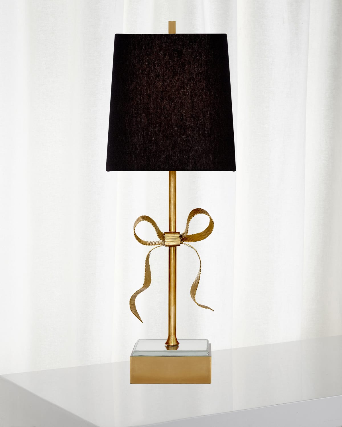 Ellery Grosgrain Bow Table Lamp, Kate Spade Table Lamp Gold