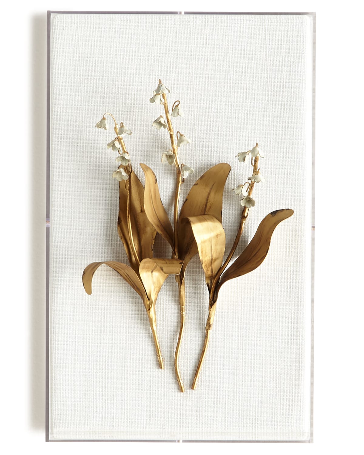 Image Tommy Mitchell Original Gilded Lily of the Valley on Linen