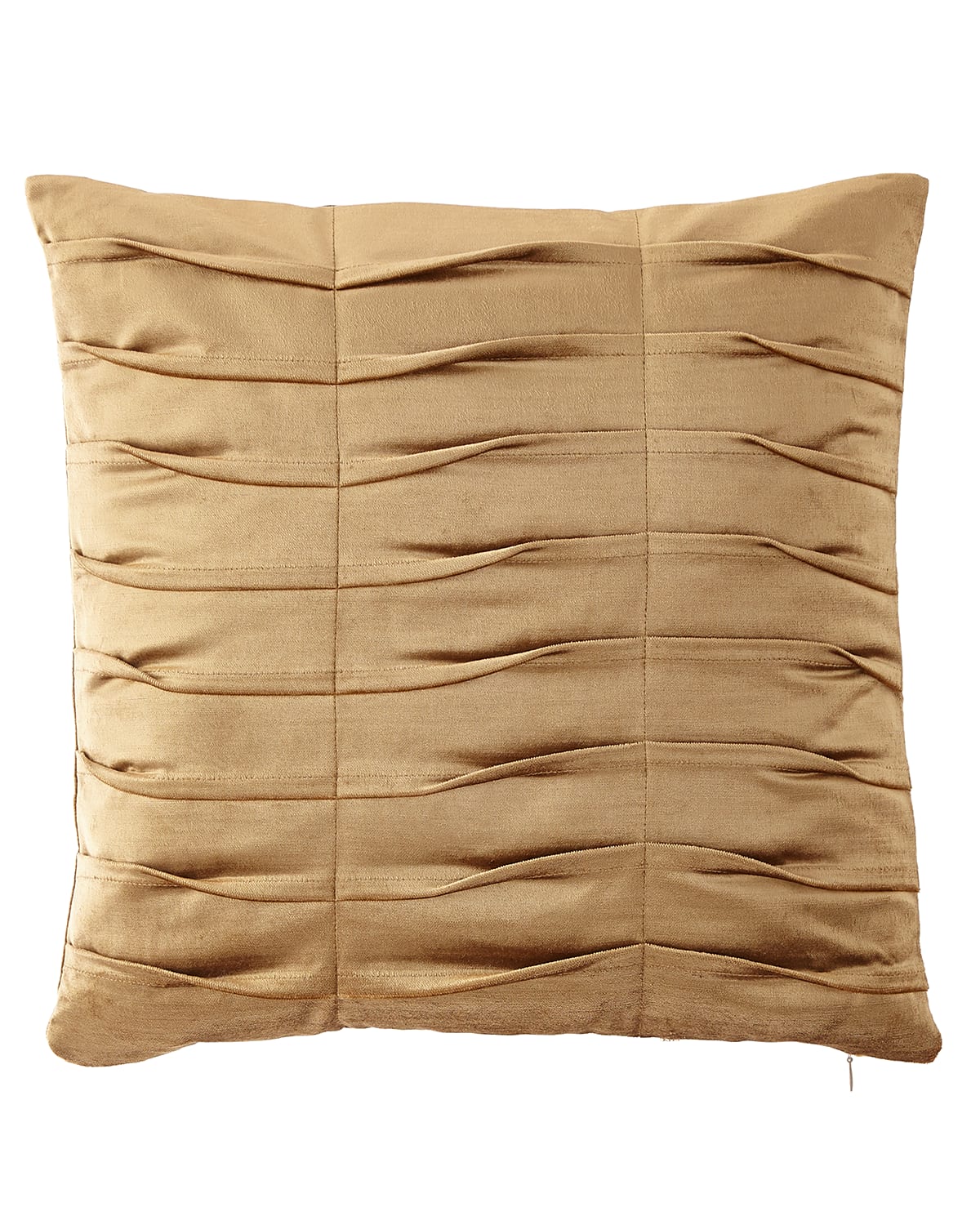 Image Dian Austin Couture Home Emporium Pleated Velvet Boutique Pillow, Gold