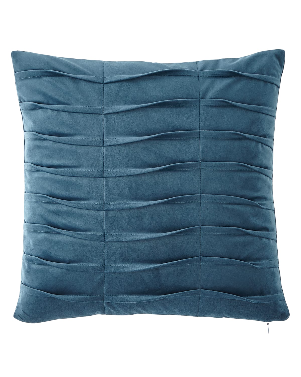 Image Dian Austin Couture Home Emporium Pleated Velvet Boutique Pillow, Teal