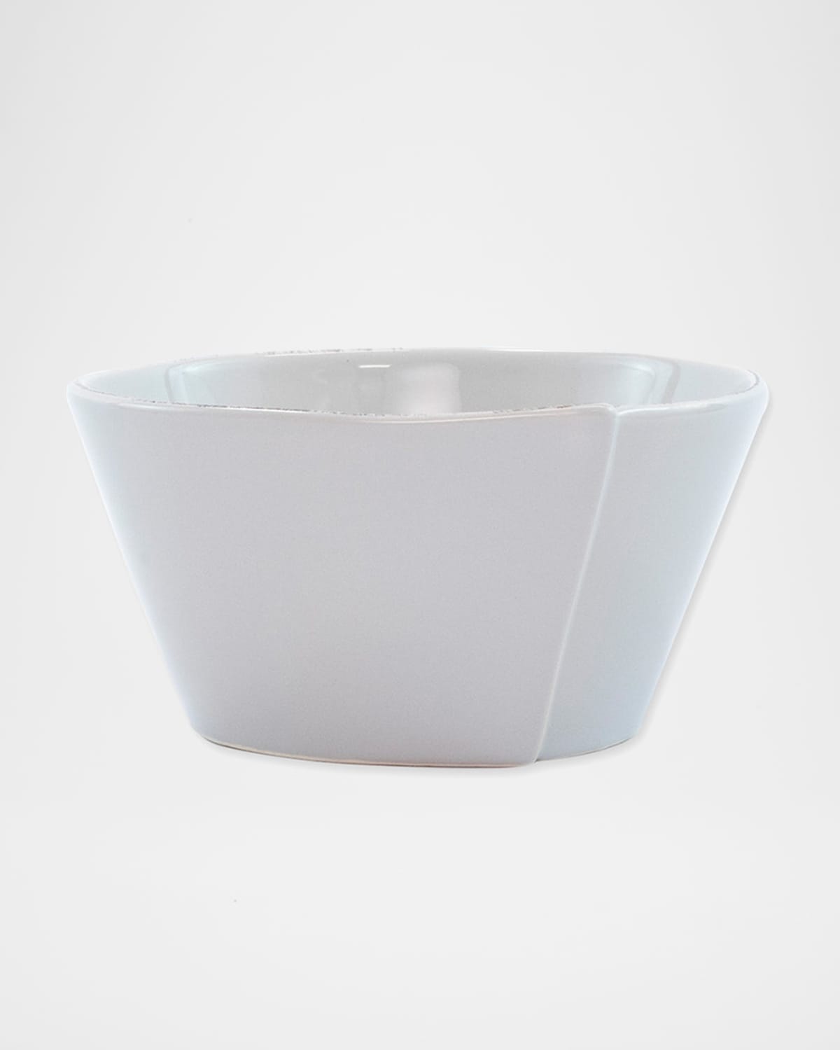 Image Vietri Lastra Stacking Cereal Bowl, Light Gray