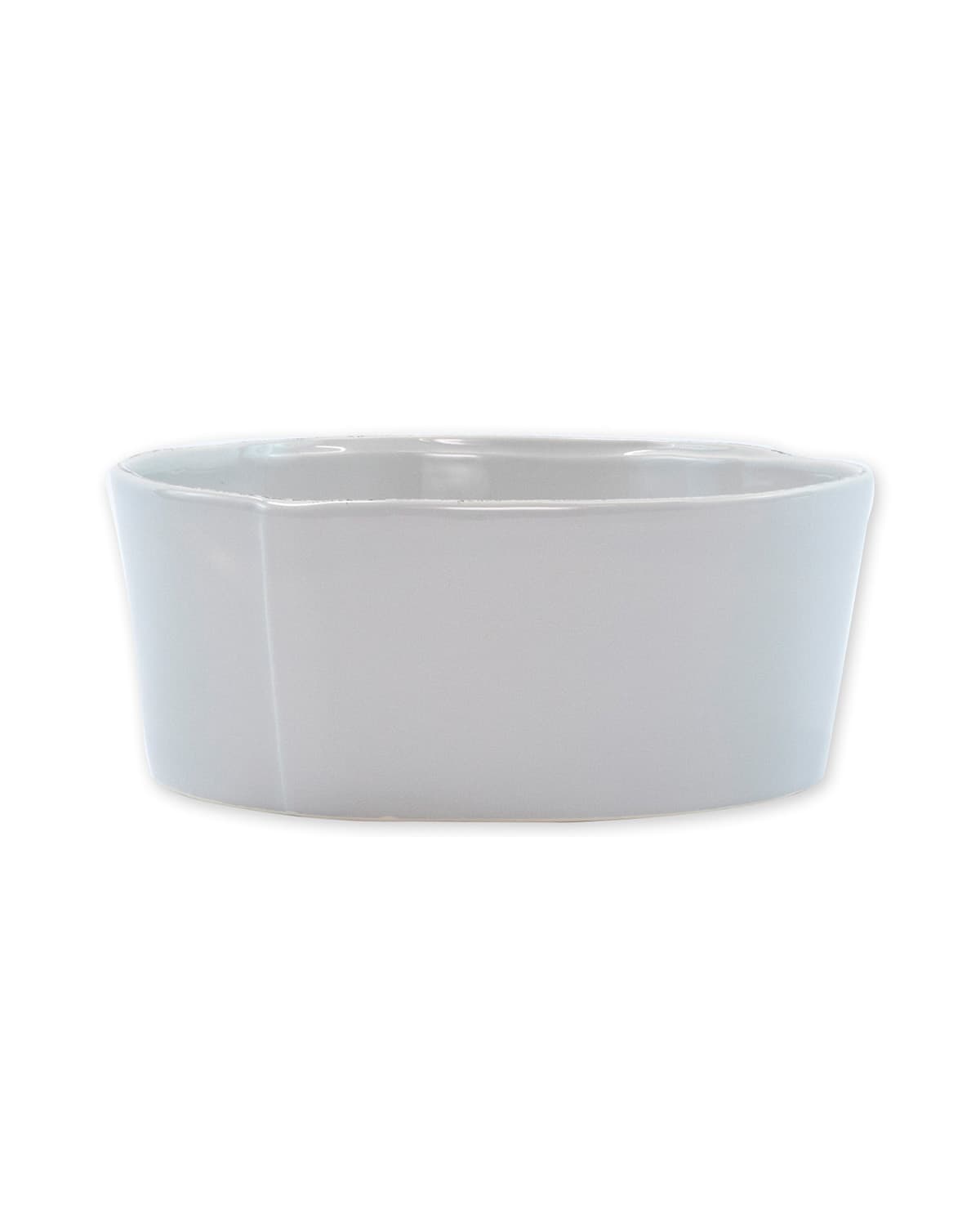 Image Vietri Lastra Medium Serving Bowl, Light Gray