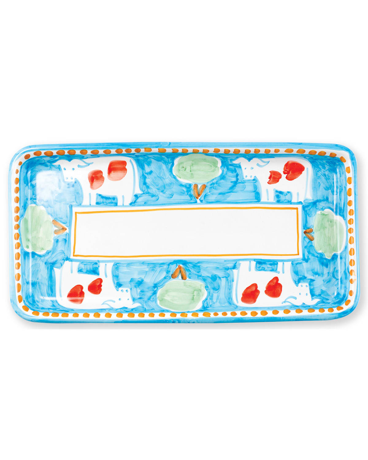 Image Vietri Campagna Mucca Rectangular Platter