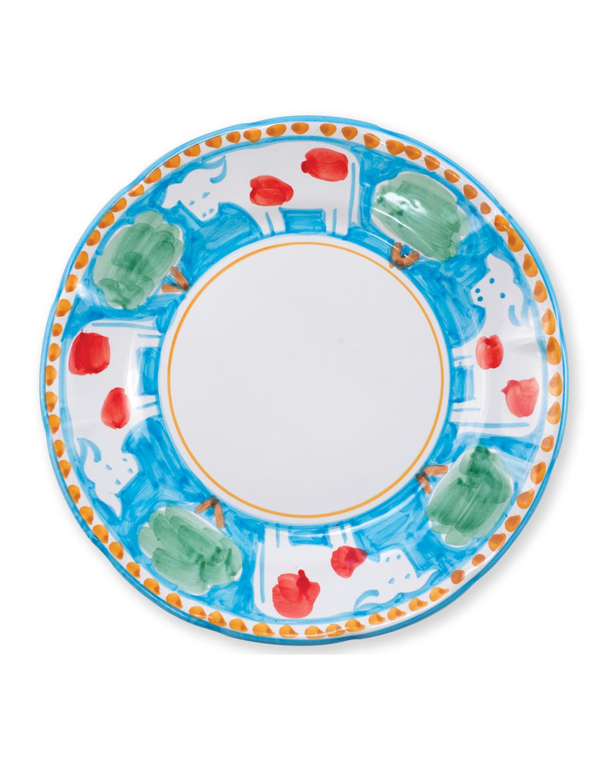 Image Vietri Campagna Mucca Dinner Plate