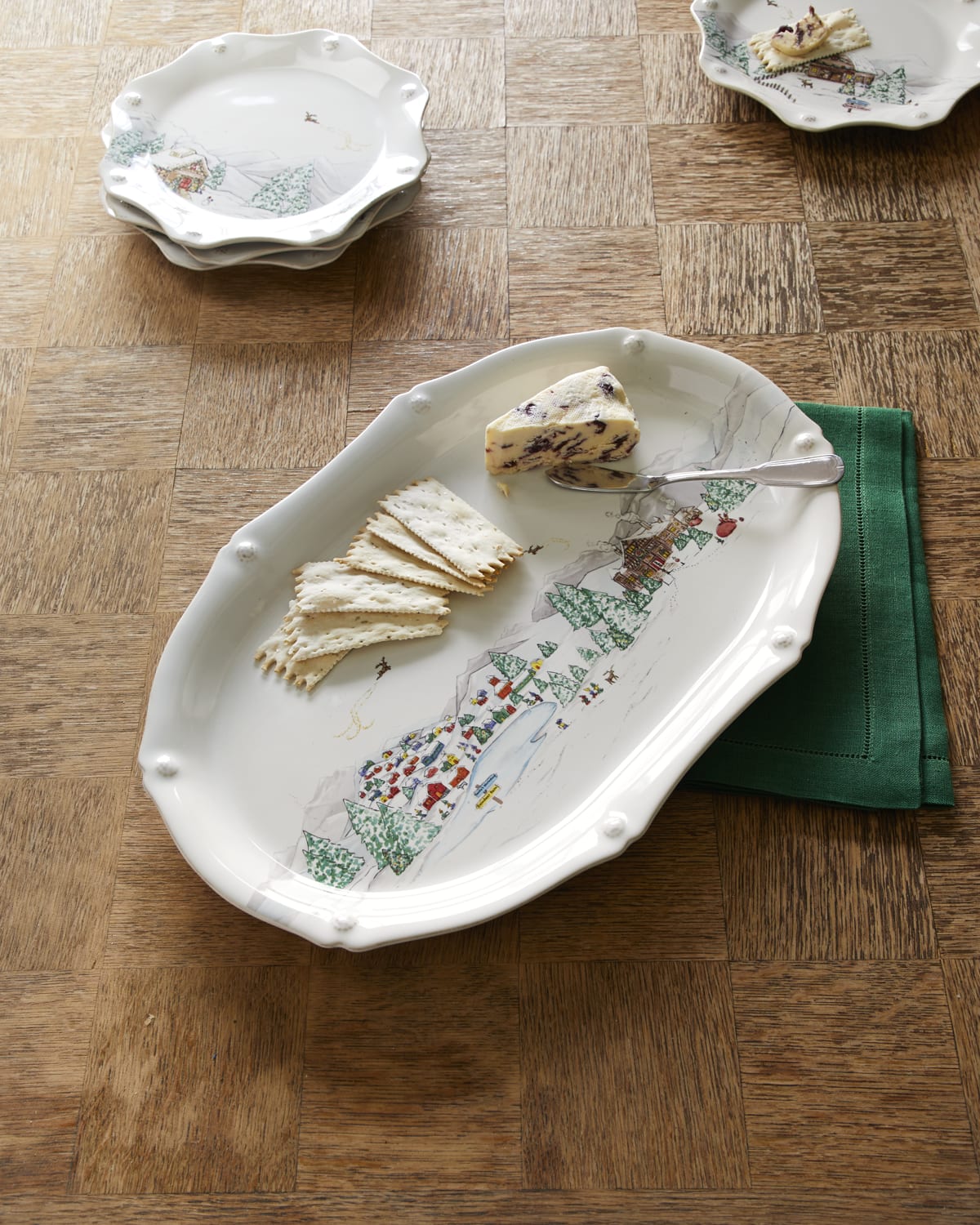 Image Juliska Berry & Thread North Pole 17" Platter