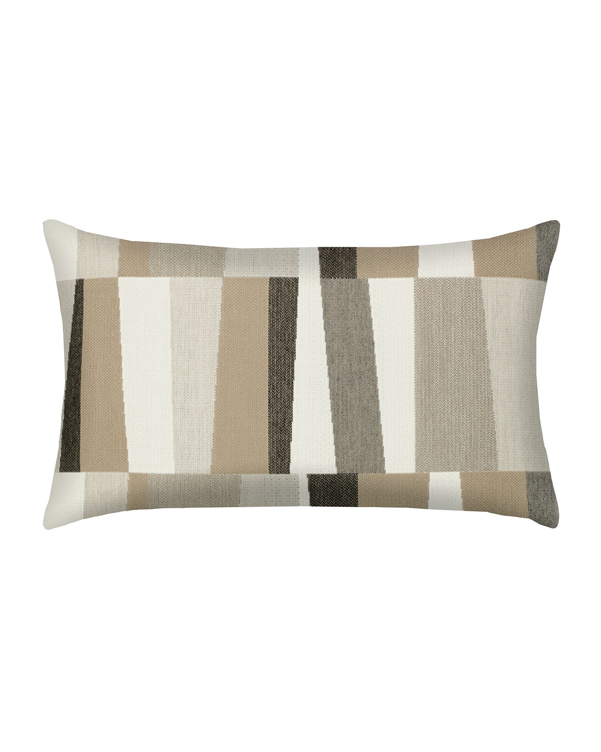 Image Elaine Smith Strata Lumbar Sunbrella Pillow, Gray