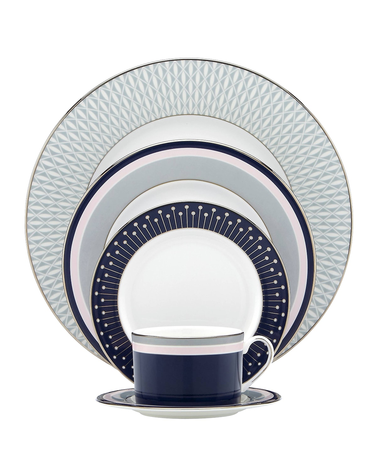 Image kate spade new york mercer drive dinnerware place setting