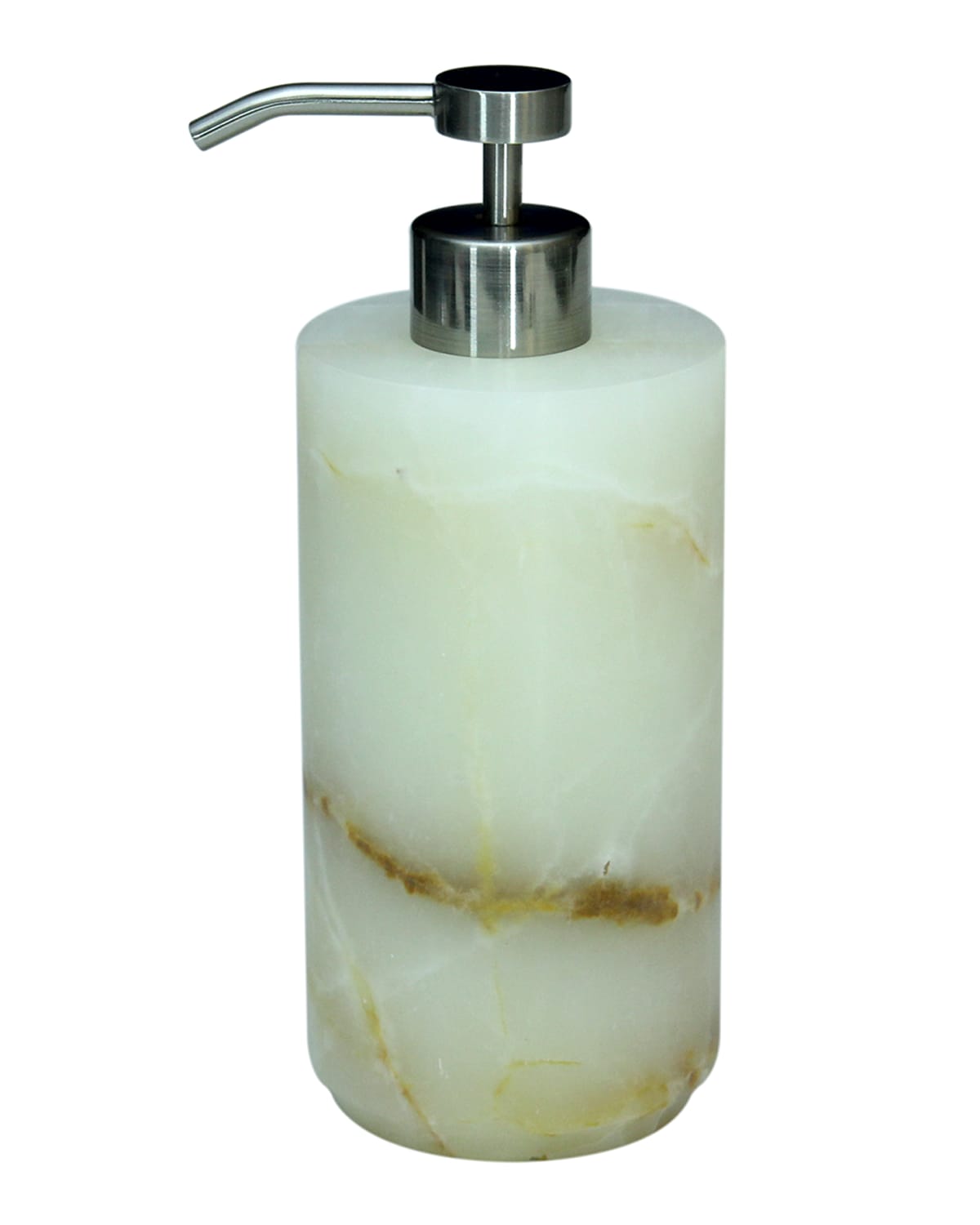 Image Marble Crafter Eris Collection Light Green Onyx Soap Dispenser