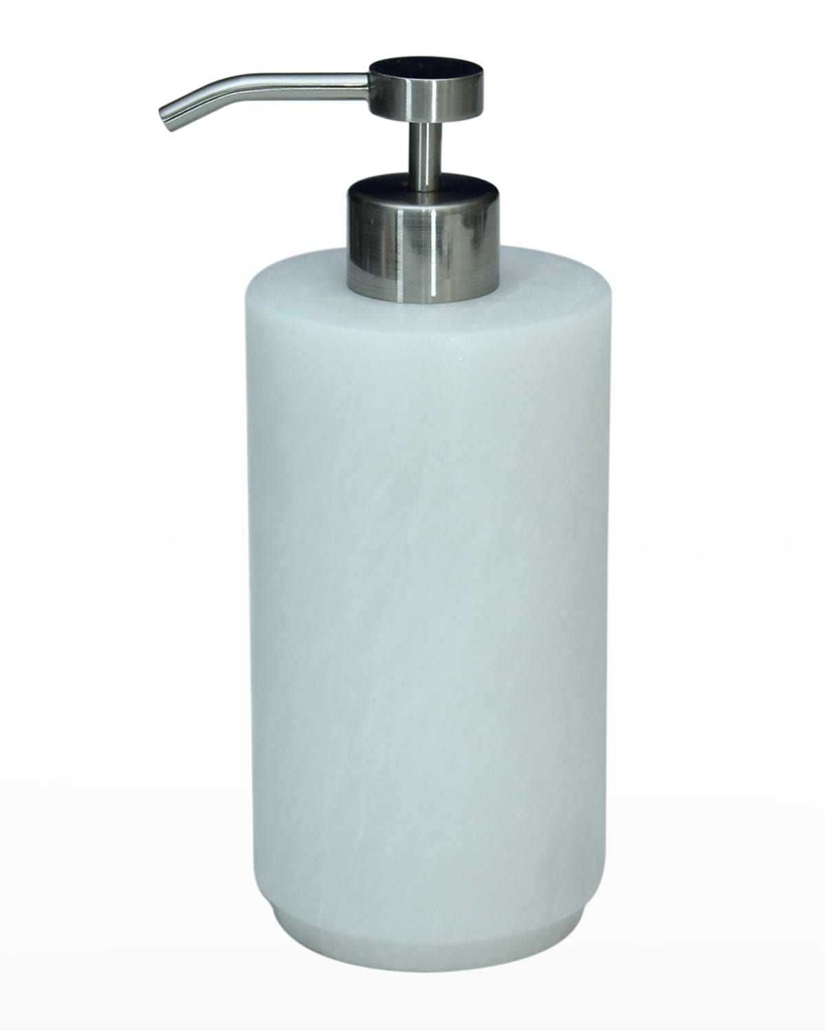 Image Marble Crafter Eris Collection Pearl White Marble Soap Dispenser