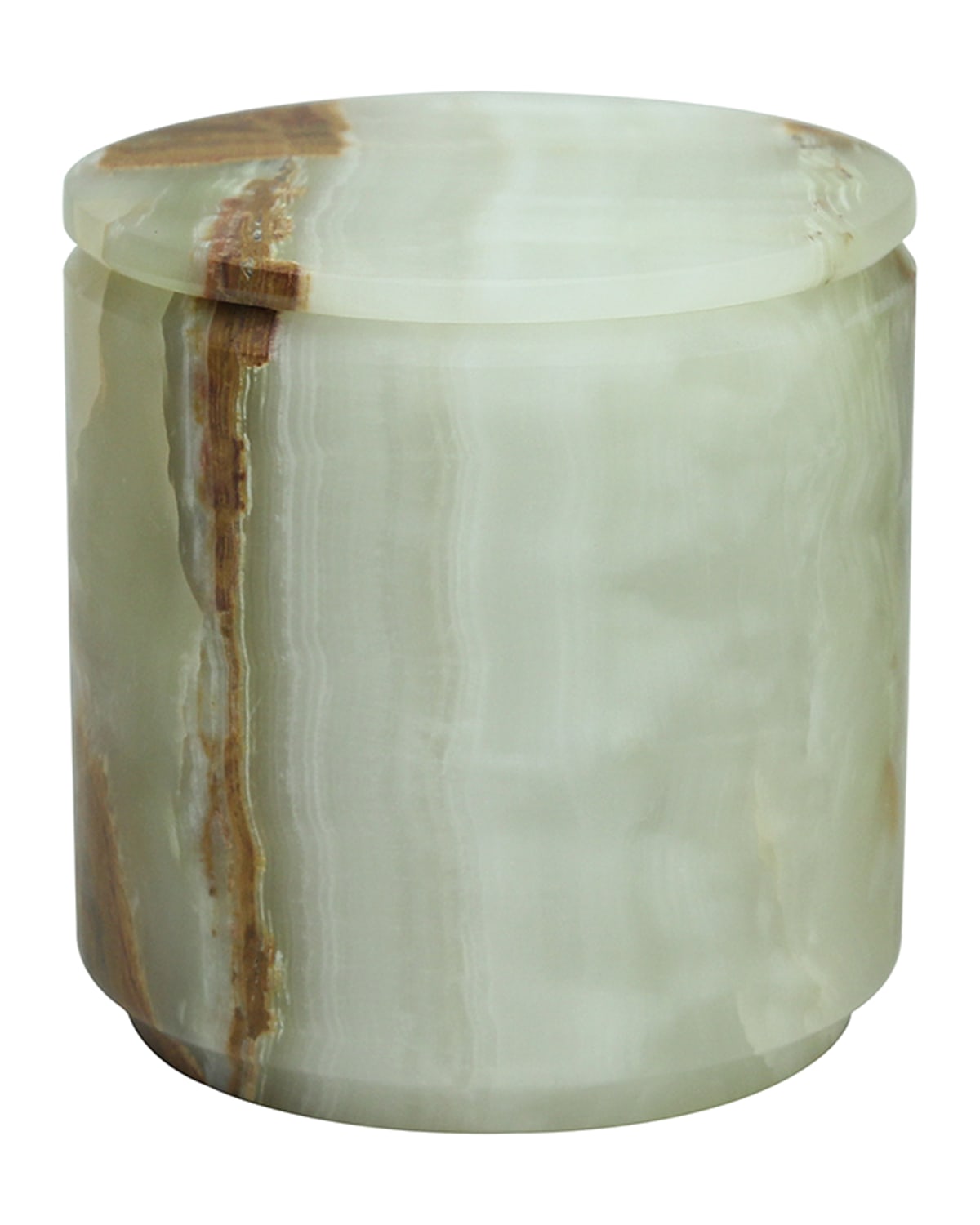 Image Marble Crafter Eris Collection Light Green Onyx Canister