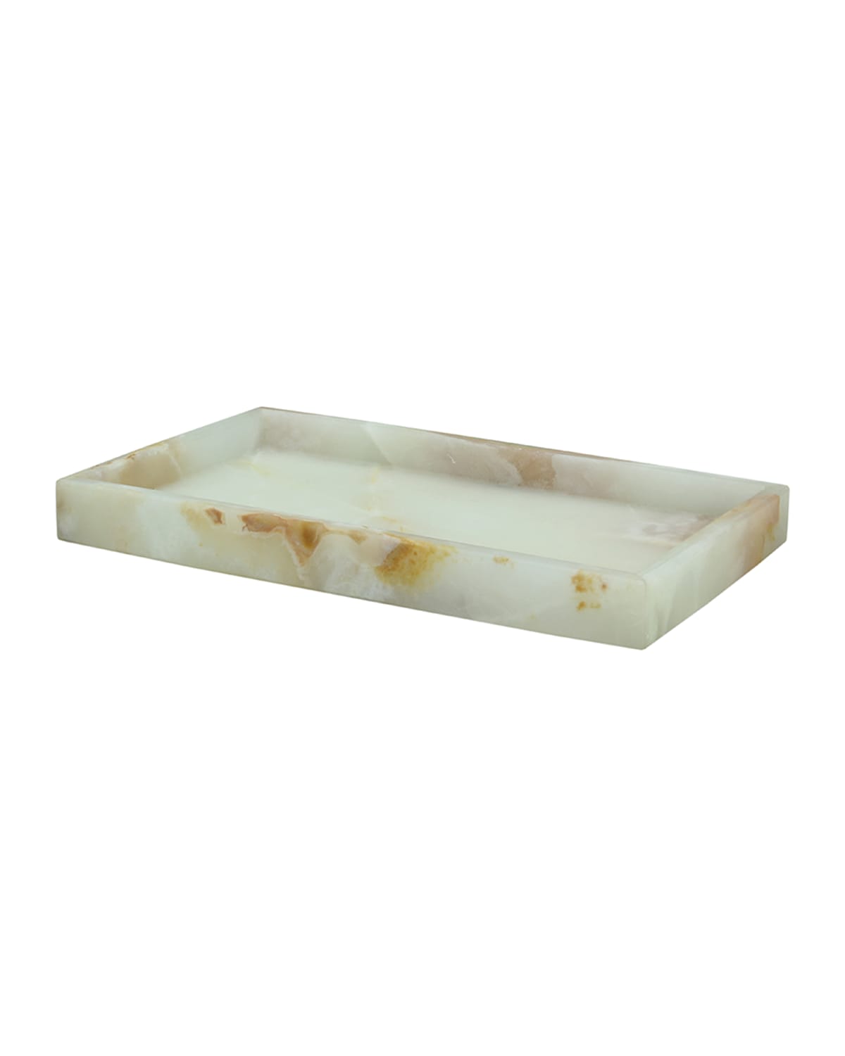 Image Marble Crafter Eris Collection Light Green Onyx Small Vanity Tray