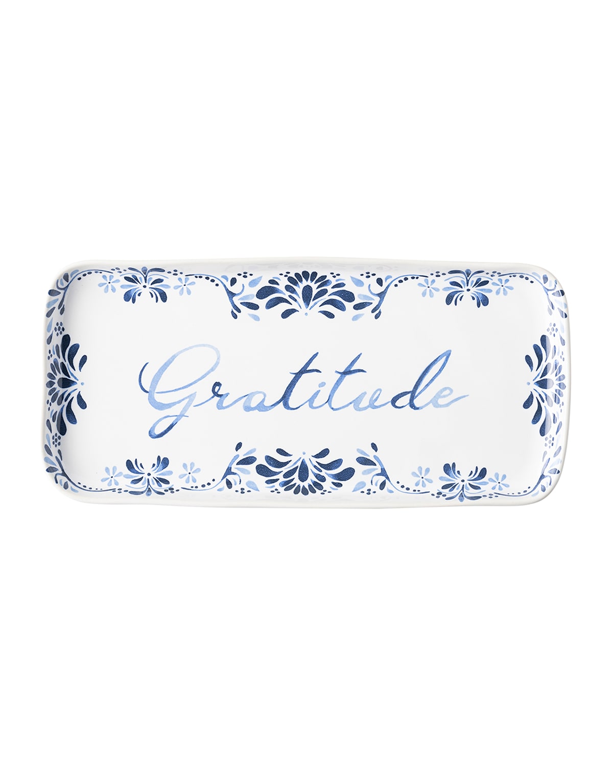 Image Juliska Iberian Journey Indigo Gratitude Tray