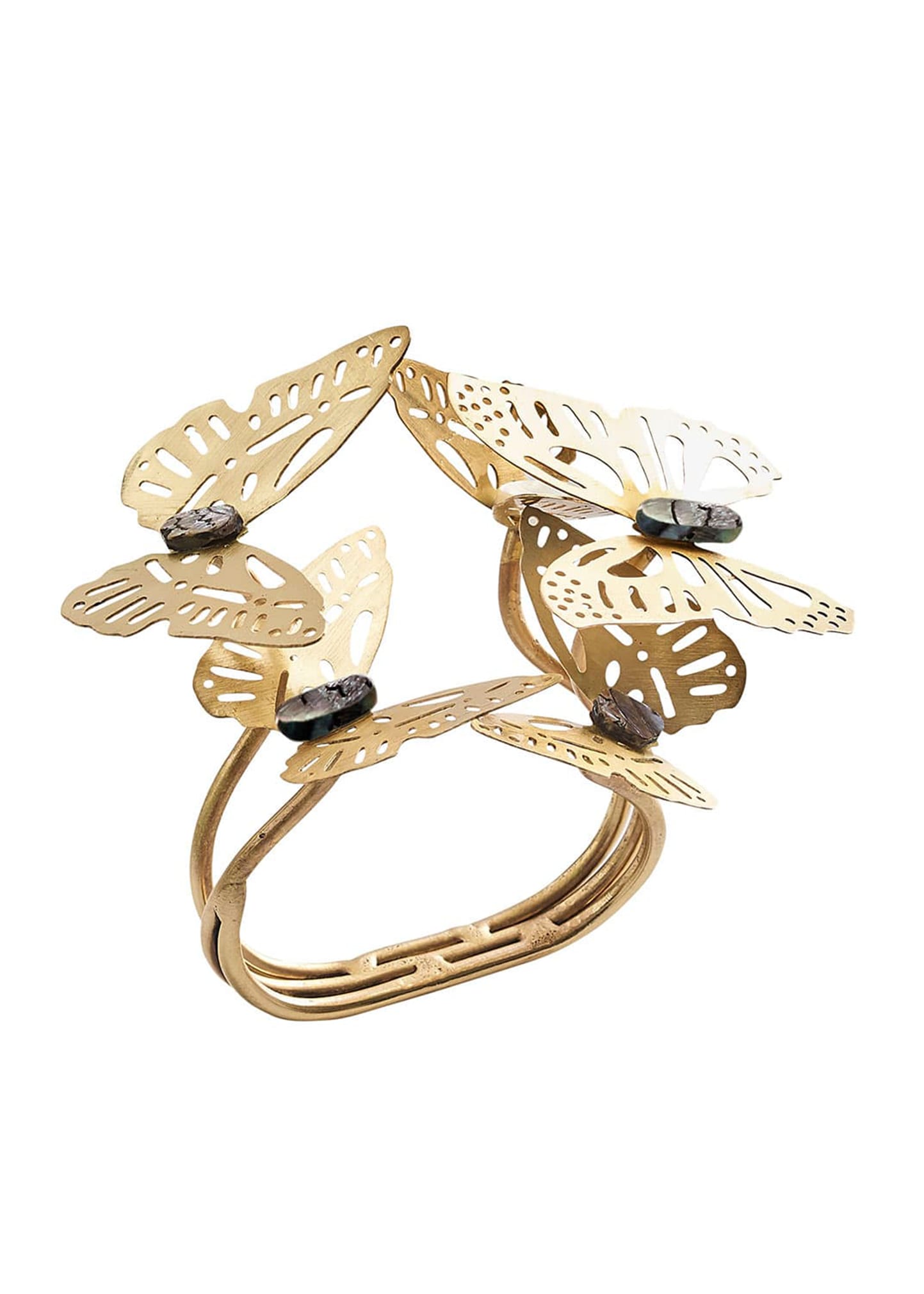 Image Kim Seybert Butterfly Garden Napkin Ring