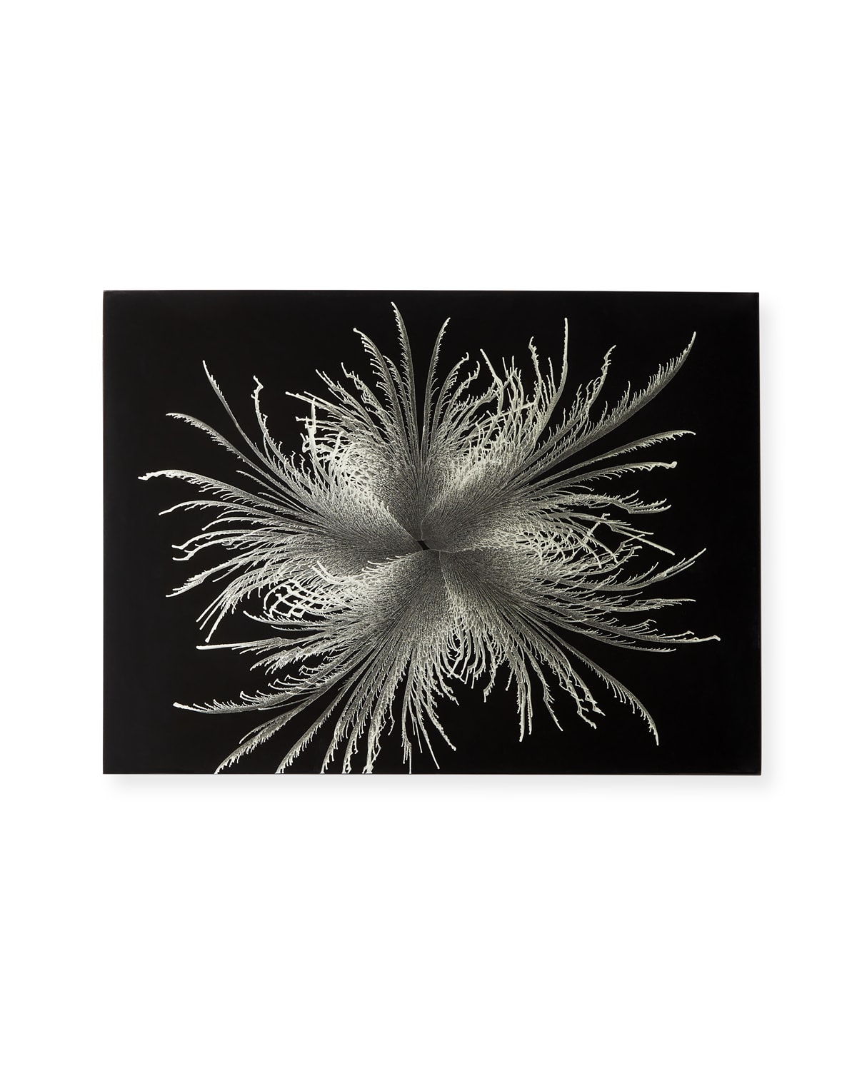 Image Nomi K Feather Lacquer Placemat, Silver