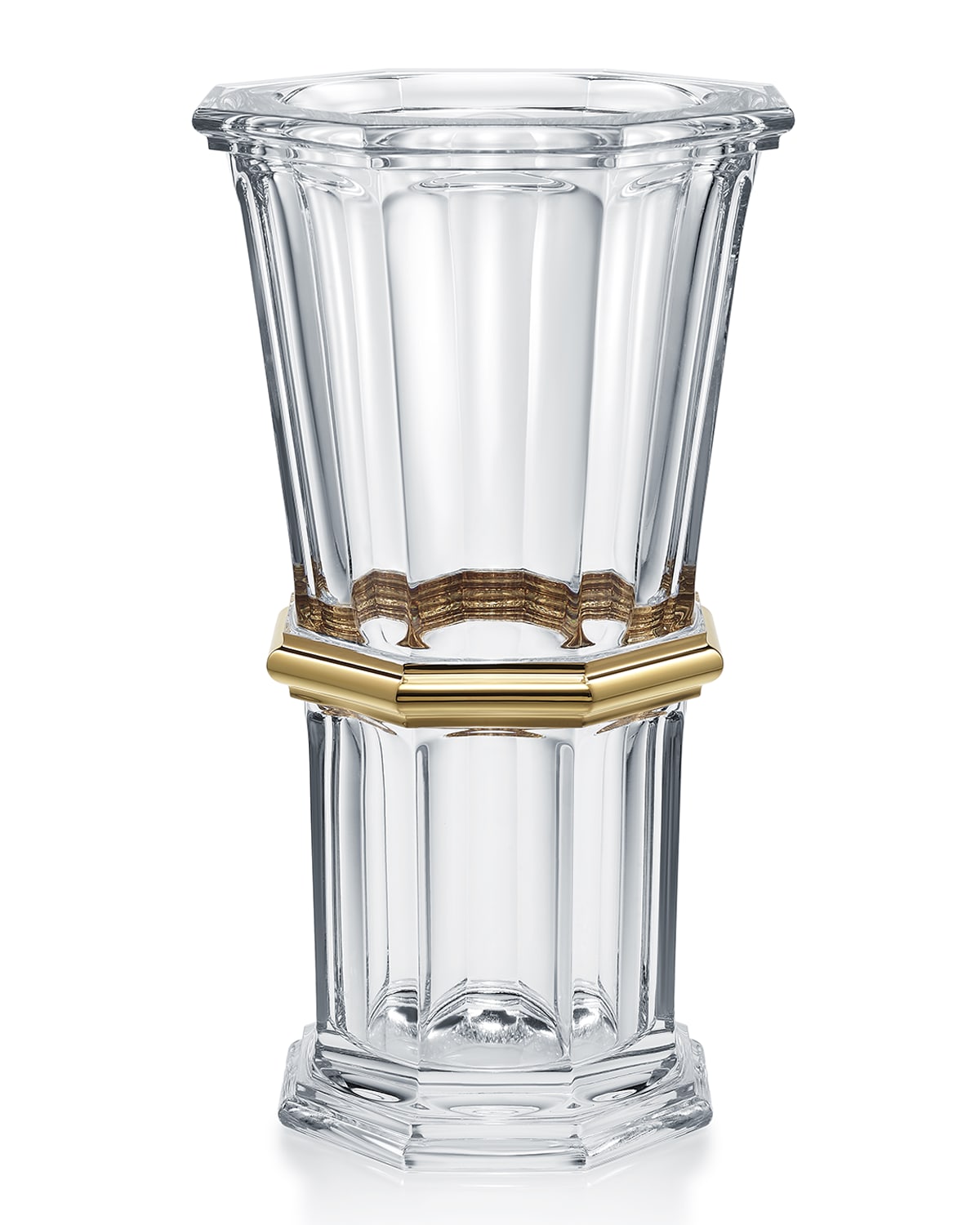 Image Baccarat Harcourt Gold Straight Vase