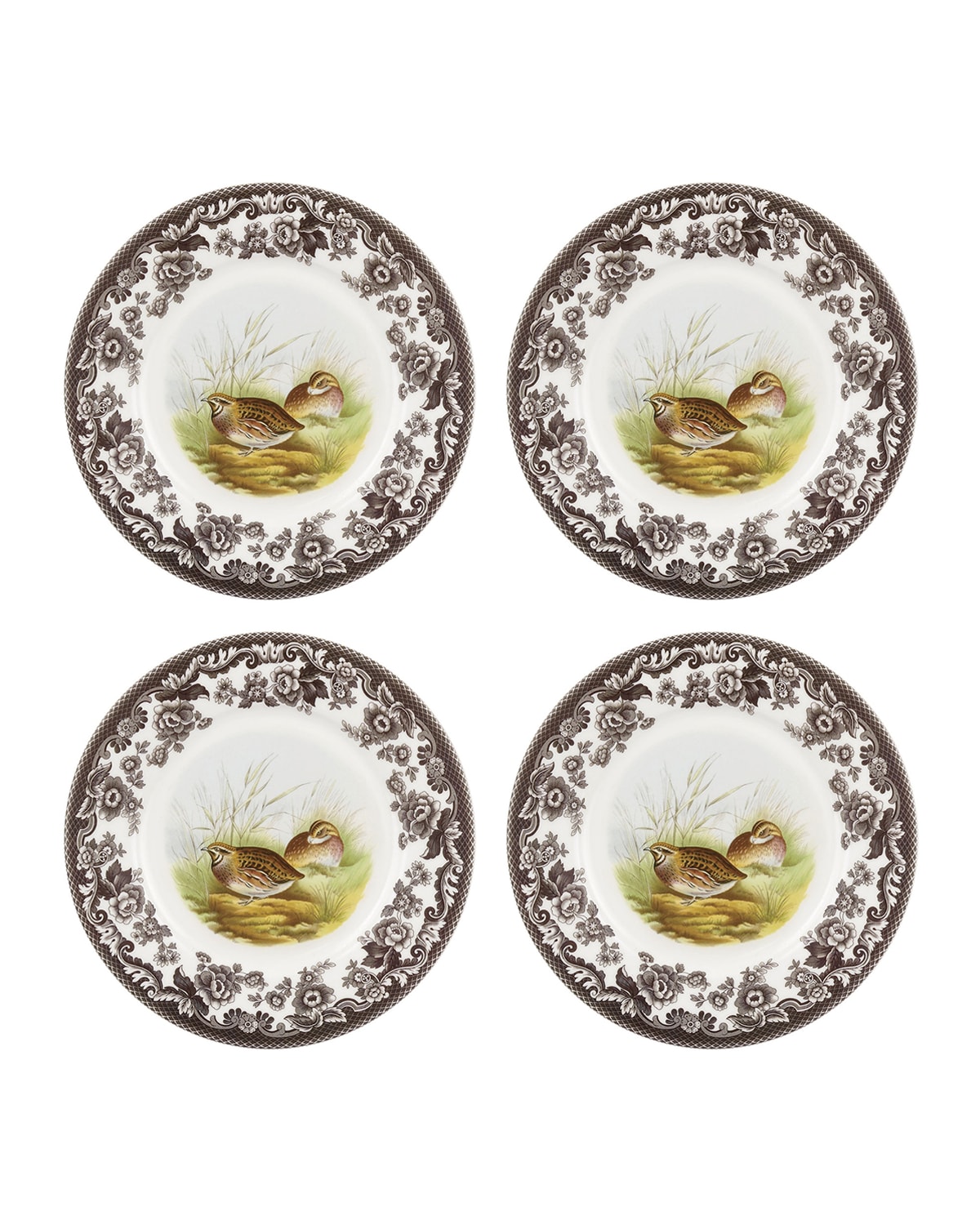Image Spode Woodland Luncheon Plates, Set of 4
