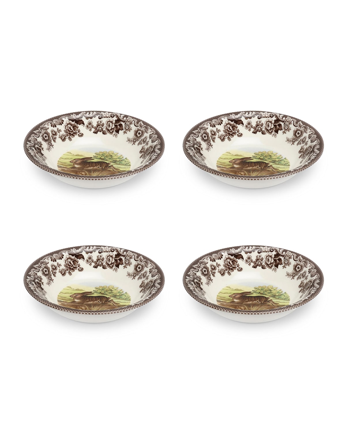 Image Spode Woodland Cereal Bowls, Set of 4