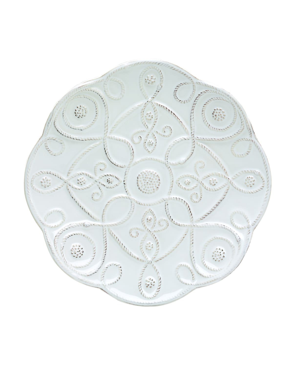 Image Juliska Jardins du Monde Landriana Dessert/Salad Plate - Whitewash