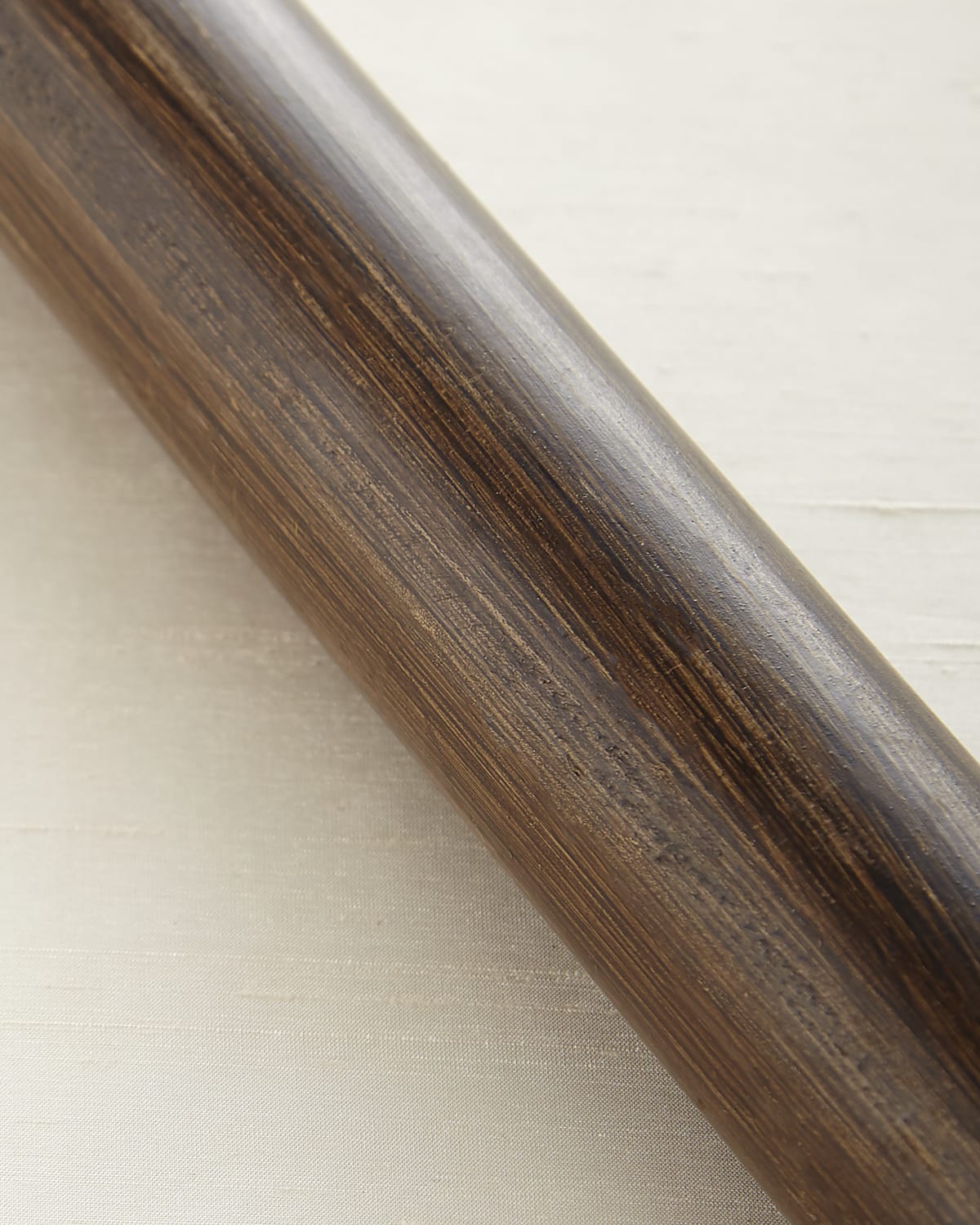 Image 6'L Smooth Wood Drapery Rod