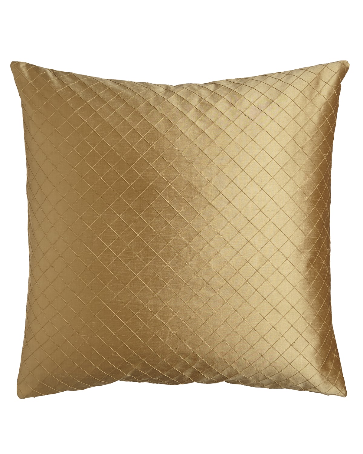 Image Austin Horn Collection Bellissimo Gold Pintuck European Sham
