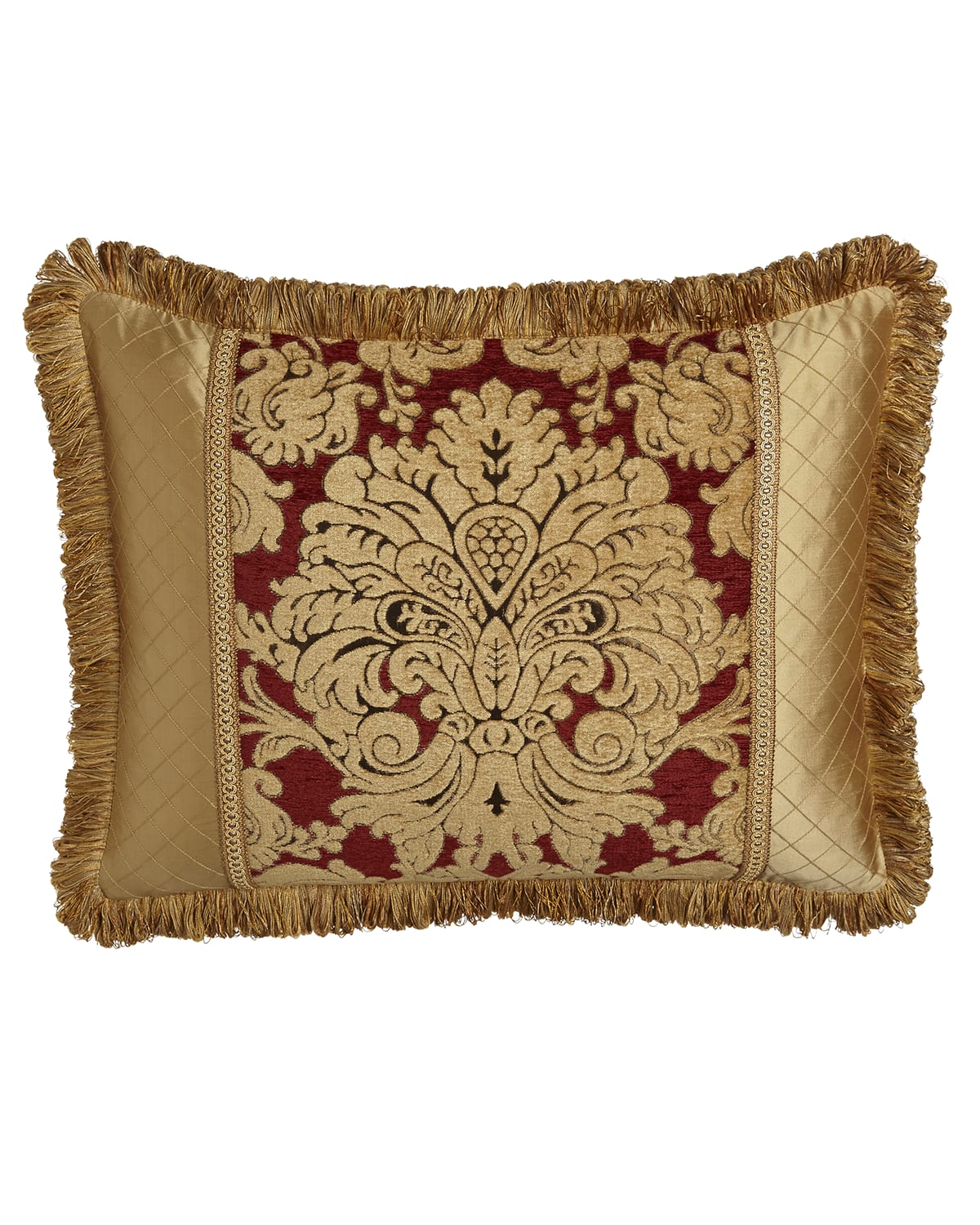 Image Austin Horn Collection Bellissimo King Pieced Sham with Fringe