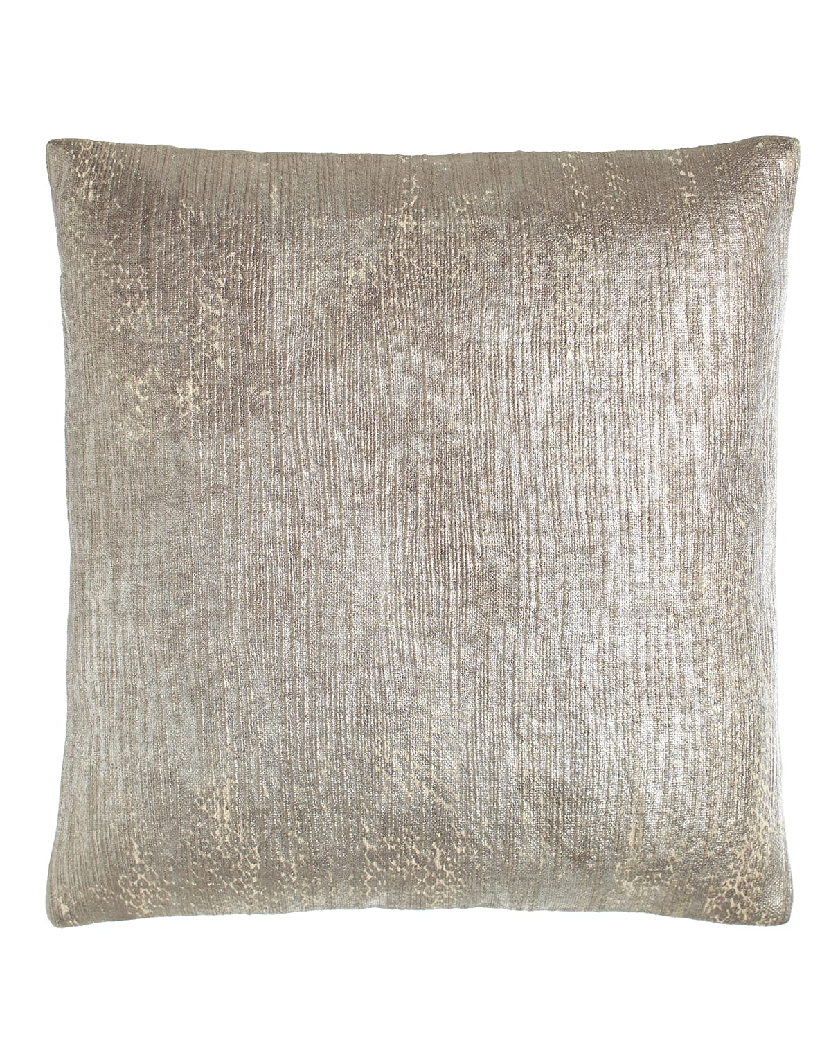 Image Donna Karan Home Fuse Metallic-Print Pillow, 16"Sq.