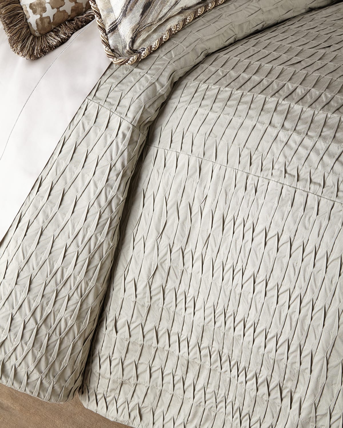 Image Sweet Dreams King Pleat-Textured Coverlet