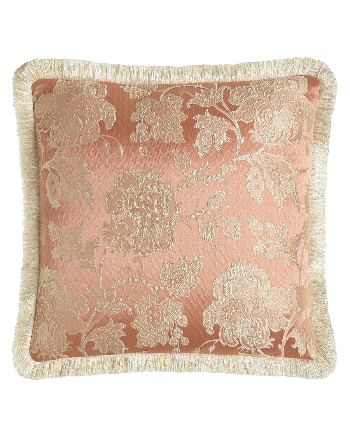 Image Austin Horn Collection Primrose Pillow with Fringe, 20"Sq.
