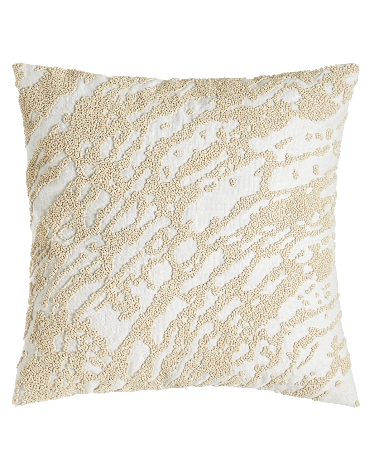 Image Donna Karan Home Rhythm Abstract Beaded Pillow, 14"Sq.
