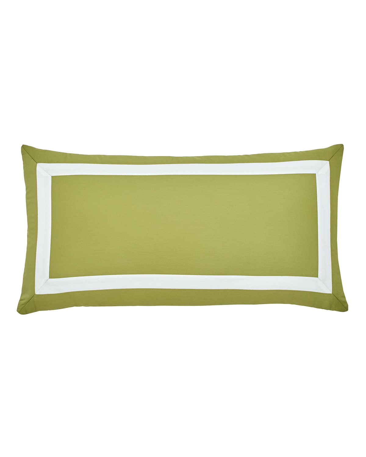 Image Westpoint Home Arrows Olive Pillow with White Detail, 12" x 24"
