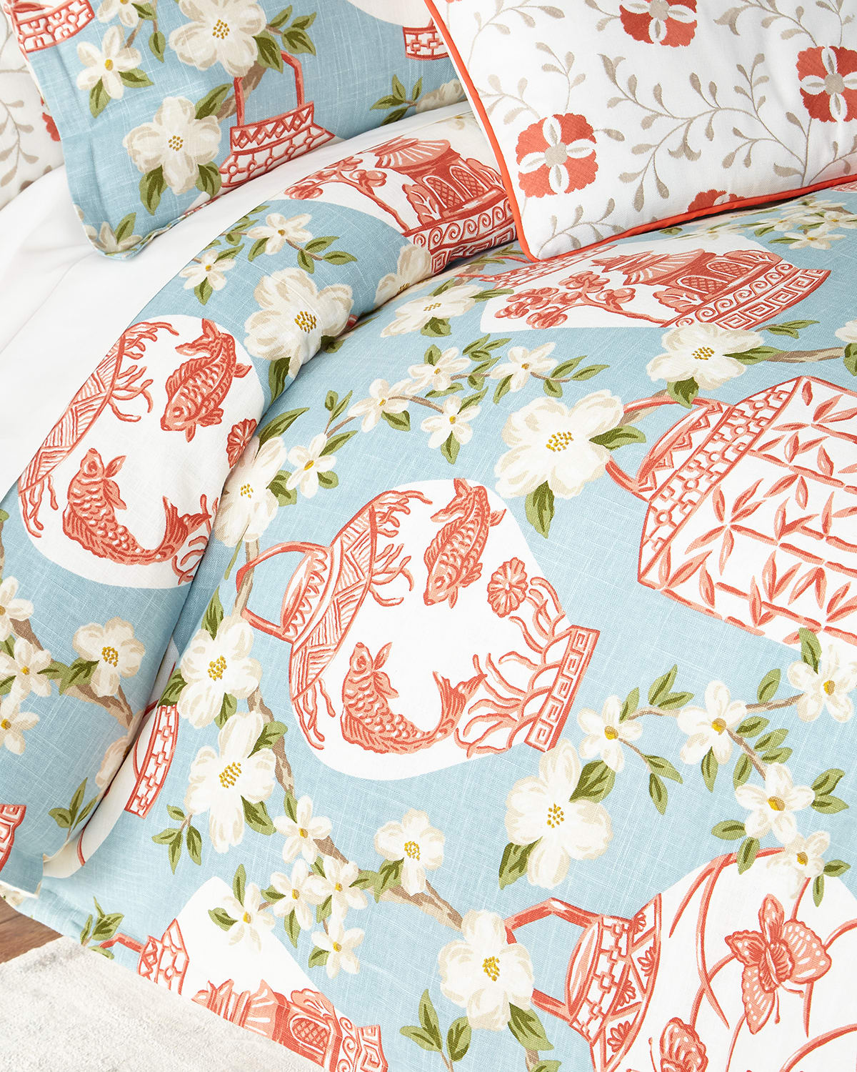 Image Jane Wilner Designs Queen Mikado Duvet Cover