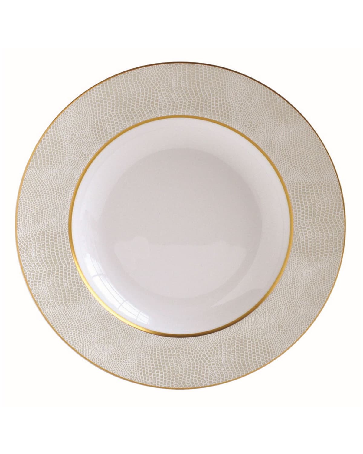 Image Bernardaud Sauvage White Rim Soup Plate