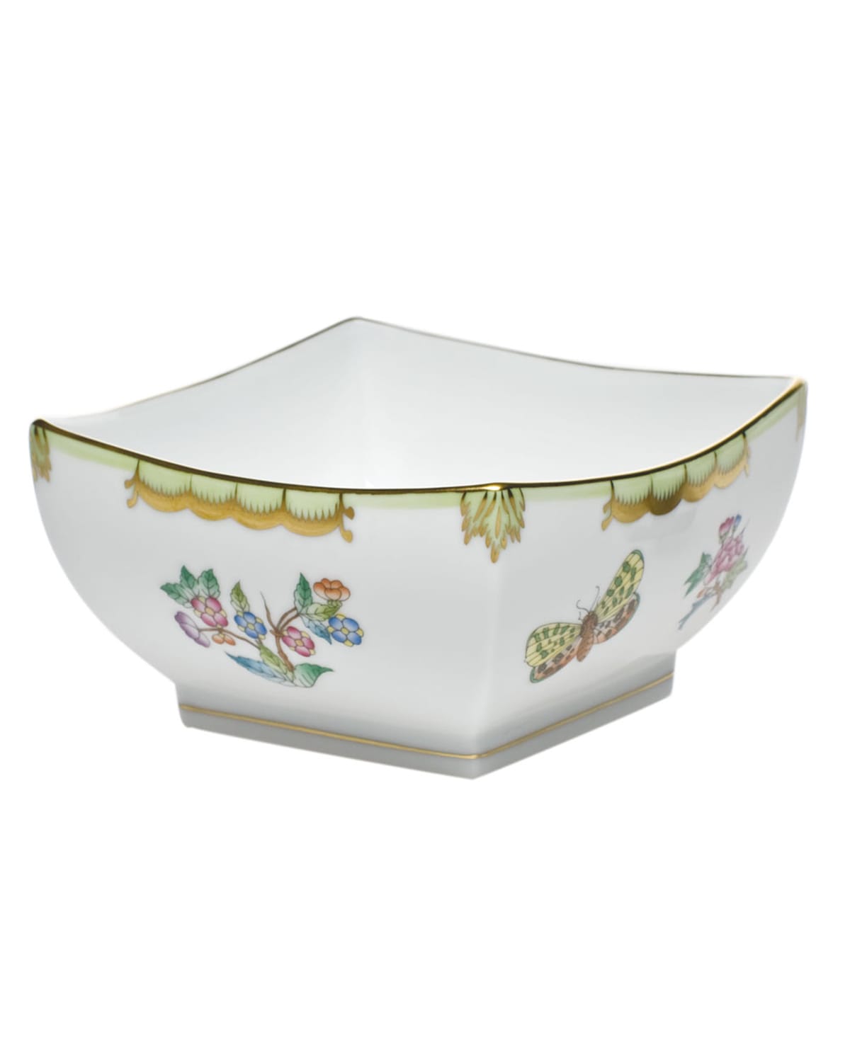 Image Herend Queen Victoria Small Square Bowl