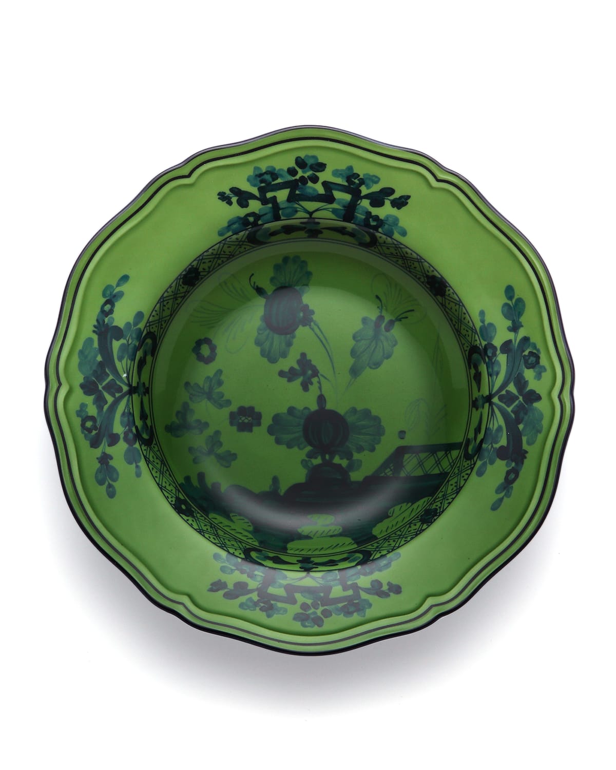 Image GINORI 1735 Oriente Italiano Soup Plate, Malachite