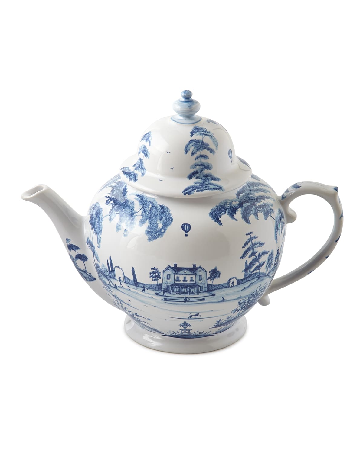 Image Juliska Country Estate Delft Blue Teapot Main House