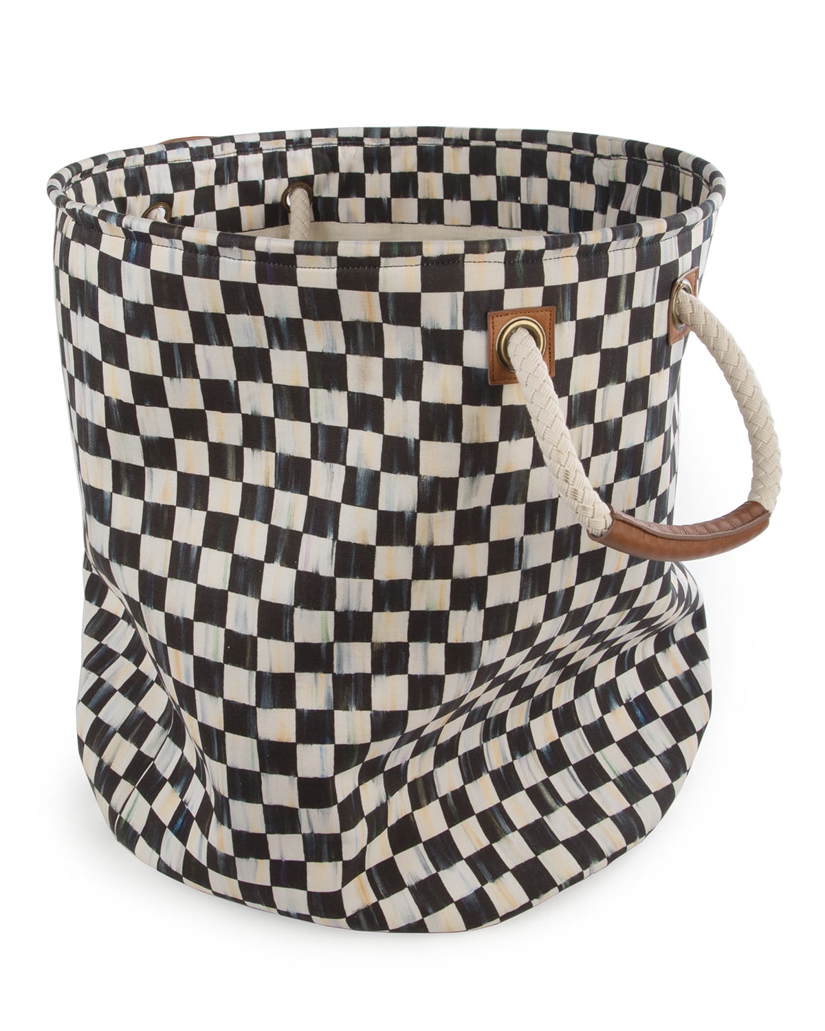 Image MacKenzie-Childs Courtly Check Large Storage Tote
