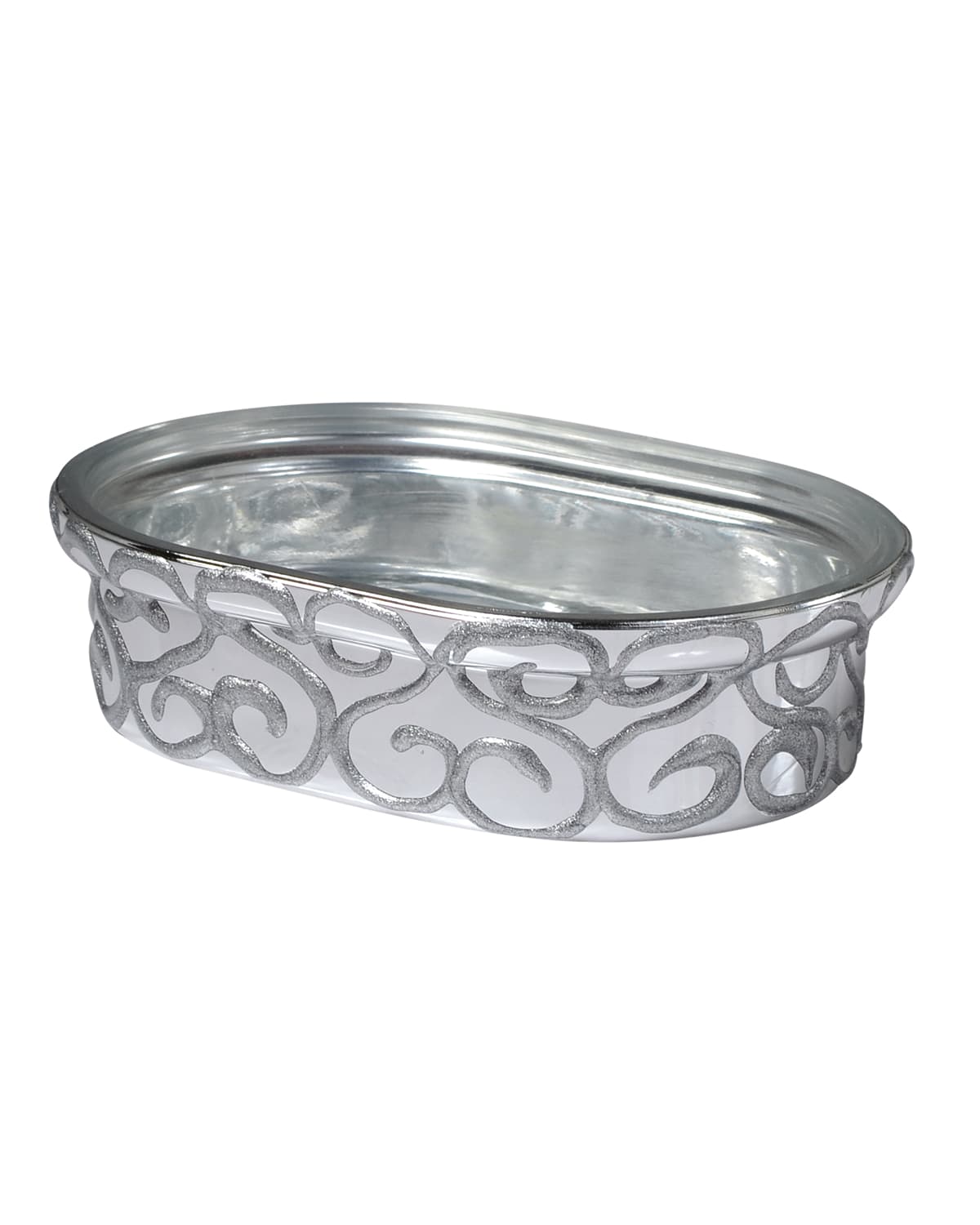 Image Mike & Ally Jamila Glass Soap Dish, Silver