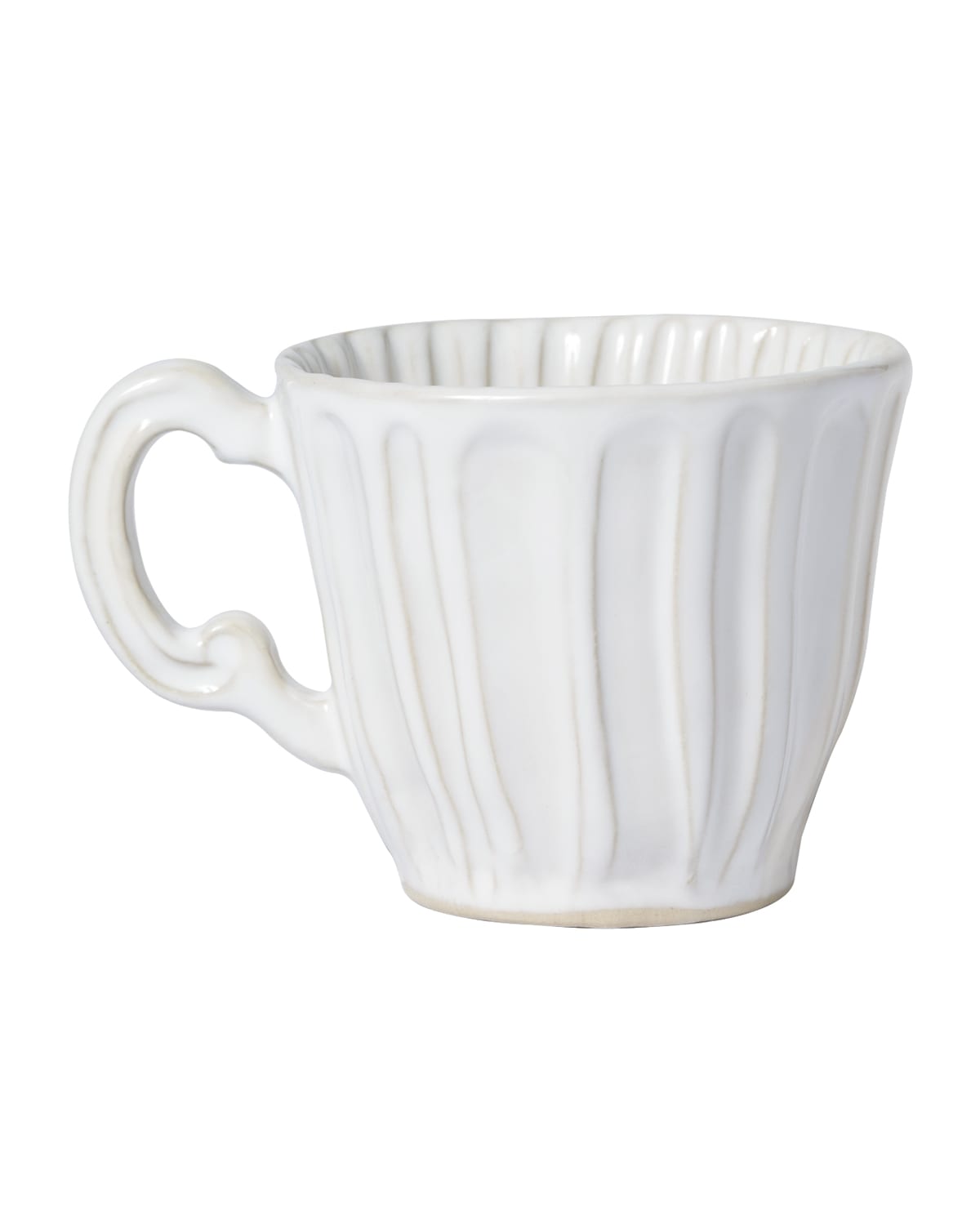 Image Vietri Incanto Stone White Stripe Mug