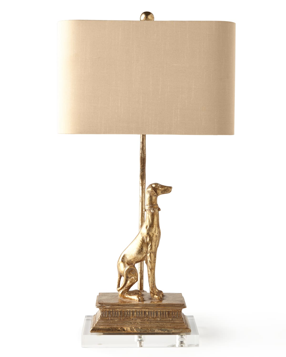 Image Couture Lamps Left Regal Dog Table Lamp