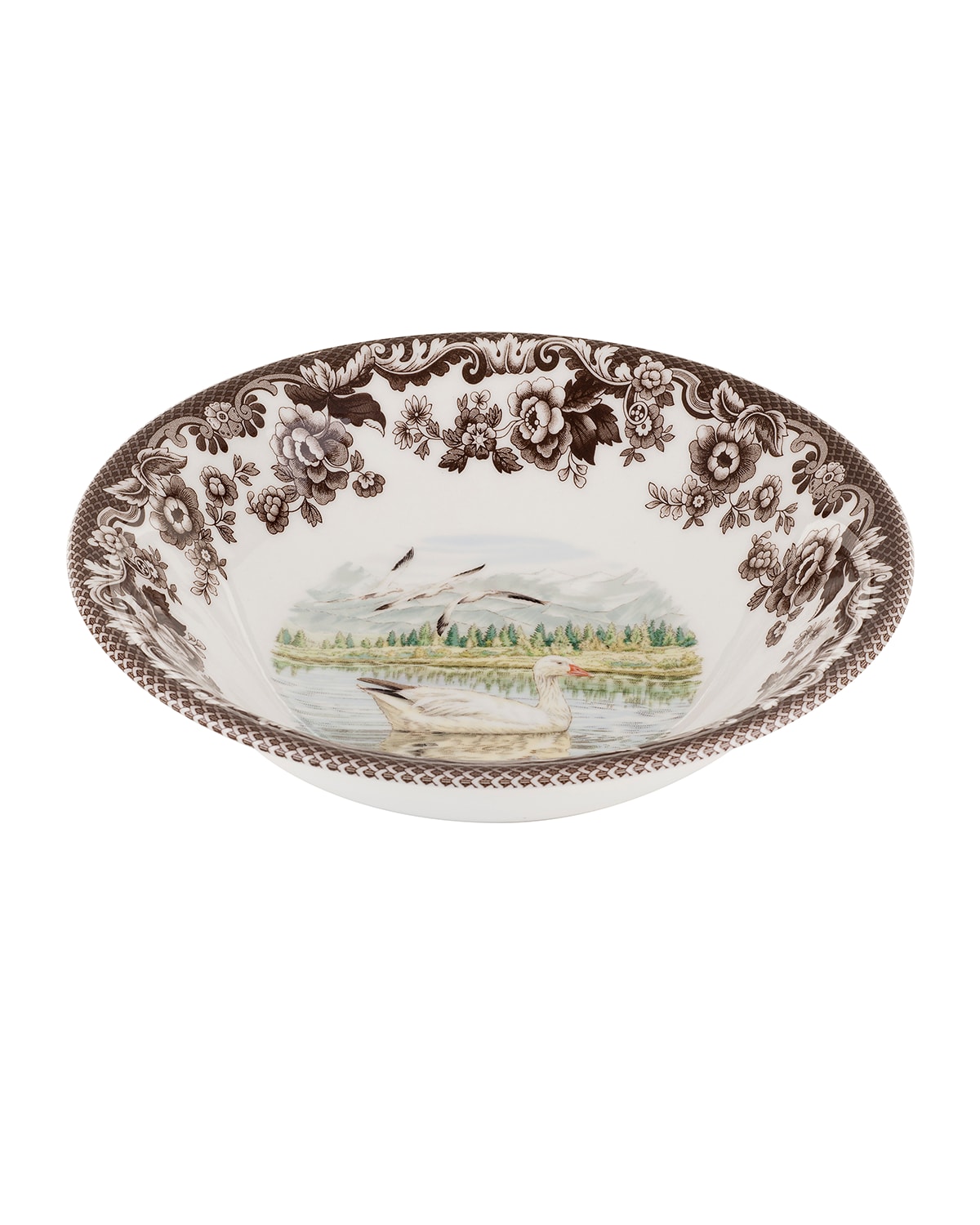 Image Spode Woodland Snow Goose Ascot Cereal Bowl